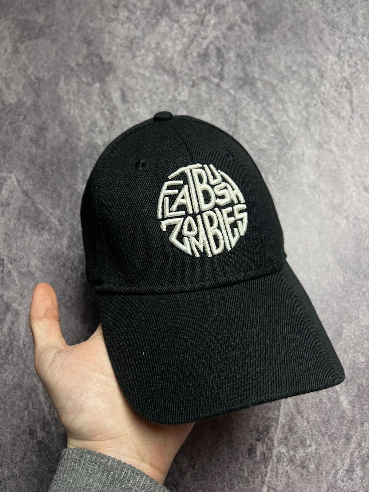 Pre-owned Flatbush Zombies X Rap Tees Flatbush Zombies Psychedelic Renegades Rap Hip Hop Cap Hat In Black