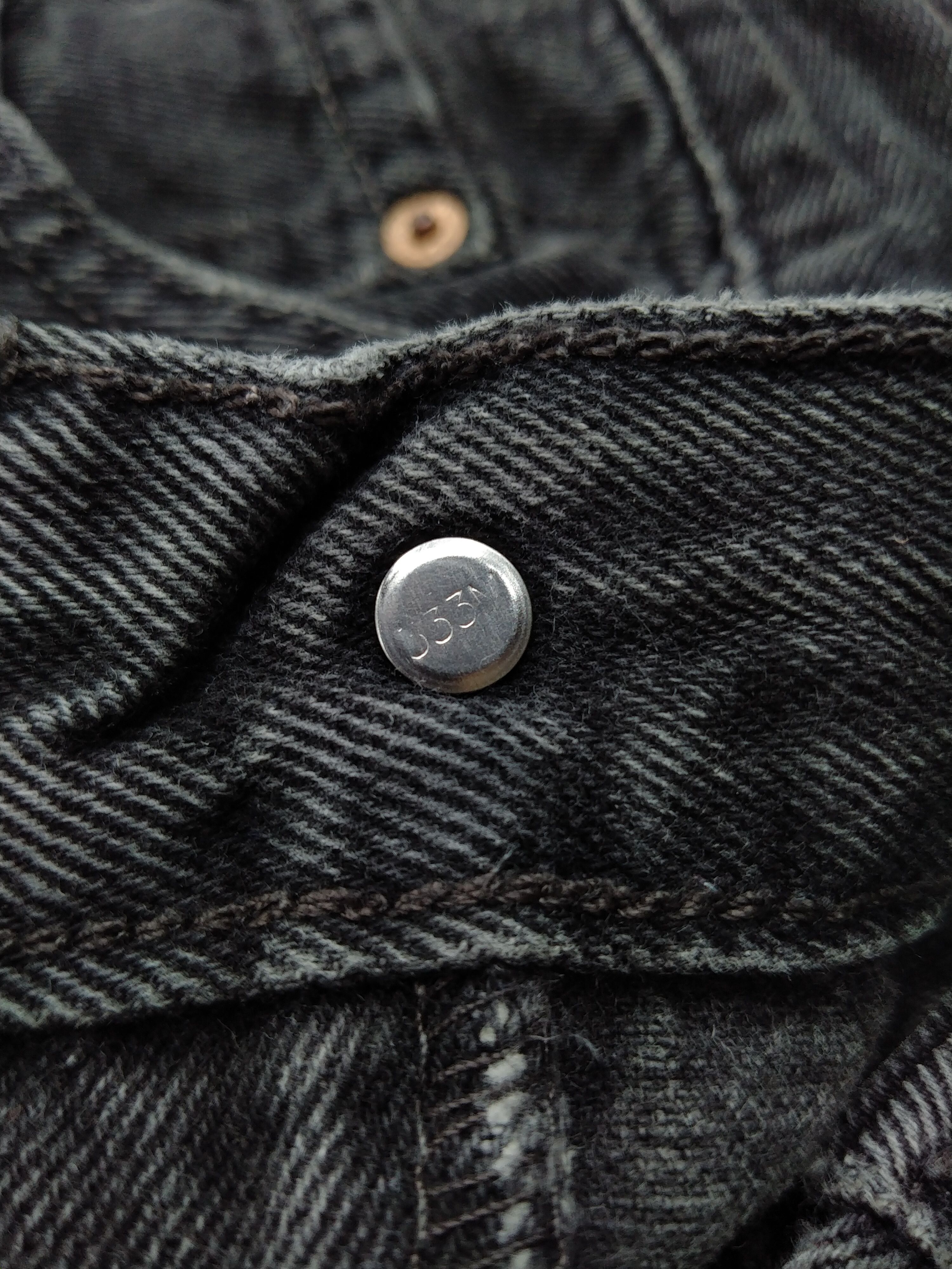 Japanese Brand Vintage Black Levi's 550 Relaxed Fit Denim 37x30.5 -JN112 Size US 37 - 8 Thumbnail