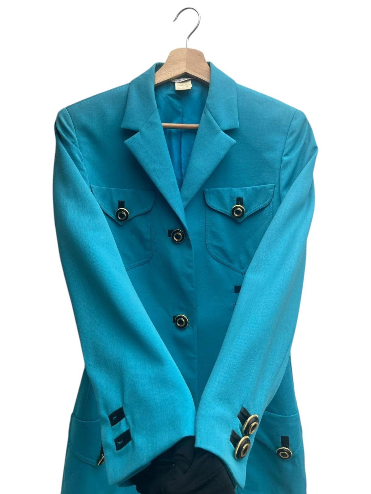 Versace Archive 90’s Gianni Versace Couture Runway Collection Jacket Size XS / US 0-2 / IT 36-38 - 6 Thumbnail