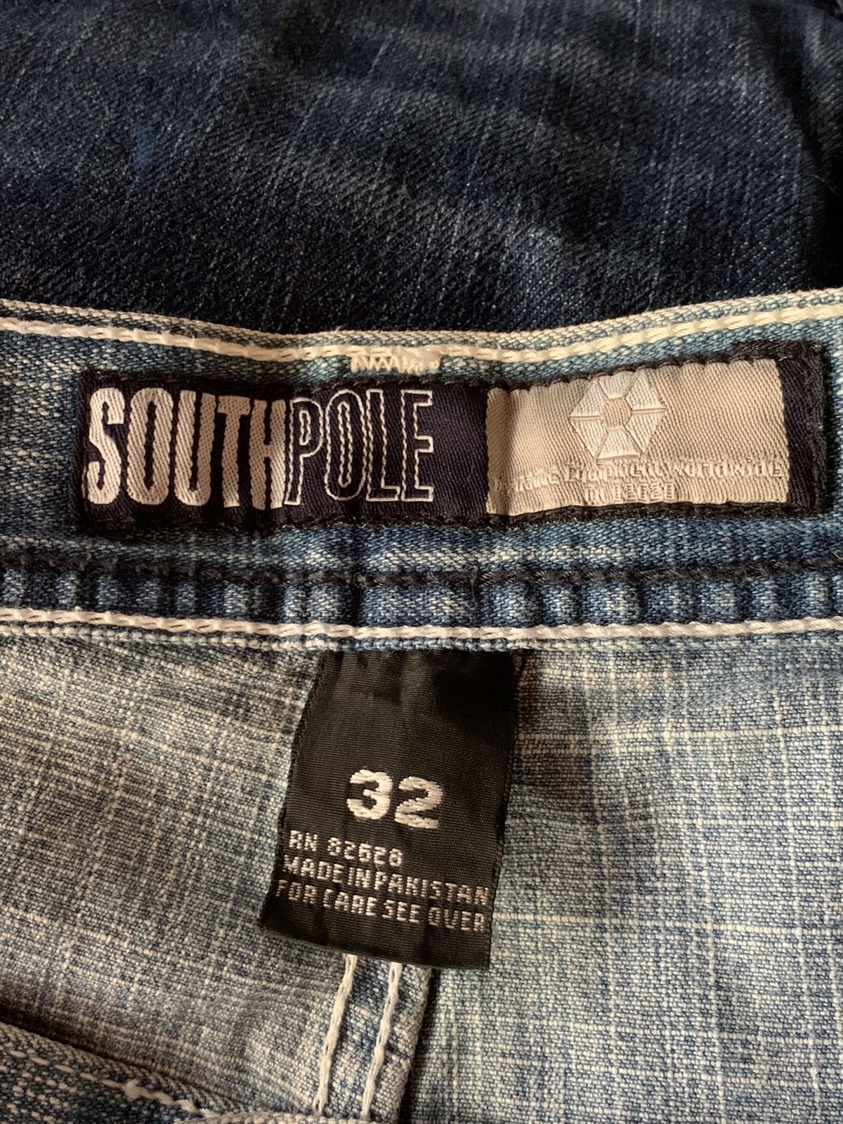 Designer × Southpole × Vintage *RARE* Vintage Southpole Faded Grain Denim Shorts - 32 Size US 32 / EU 48 - 11 Thumbnail