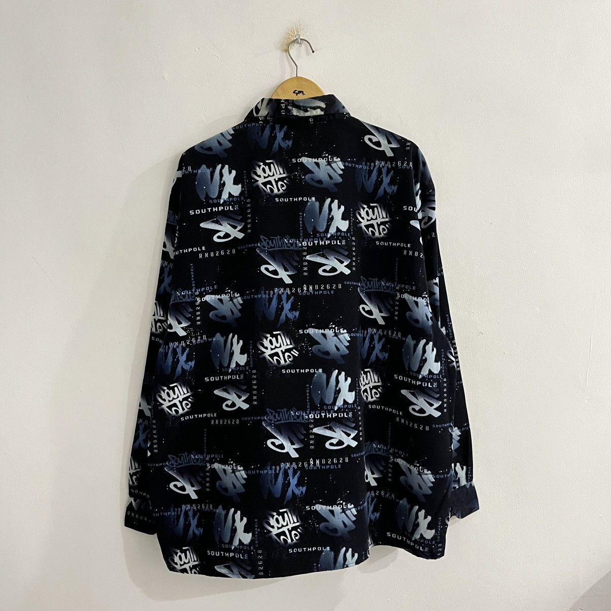 Southpole Southpole Y2K Grafity Button Up Size US XL / EU 56 / 4 - 6 Thumbnail