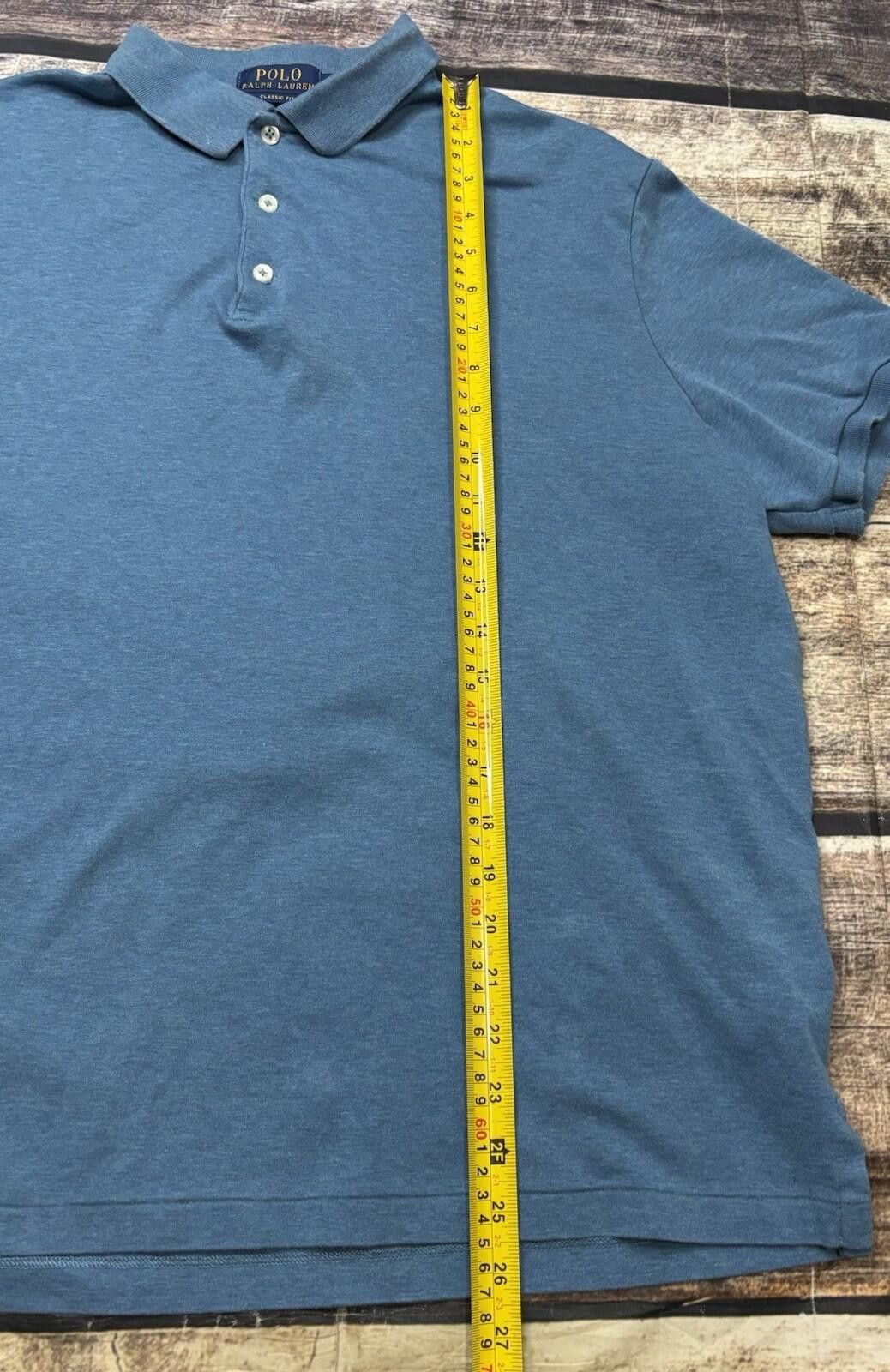 Polo Ralph Lauren Polo Ralph Lauren Shirt Mens Large Classic Fit Blue Cotton Size US L / EU 52-54 / 3 - 10 Thumbnail