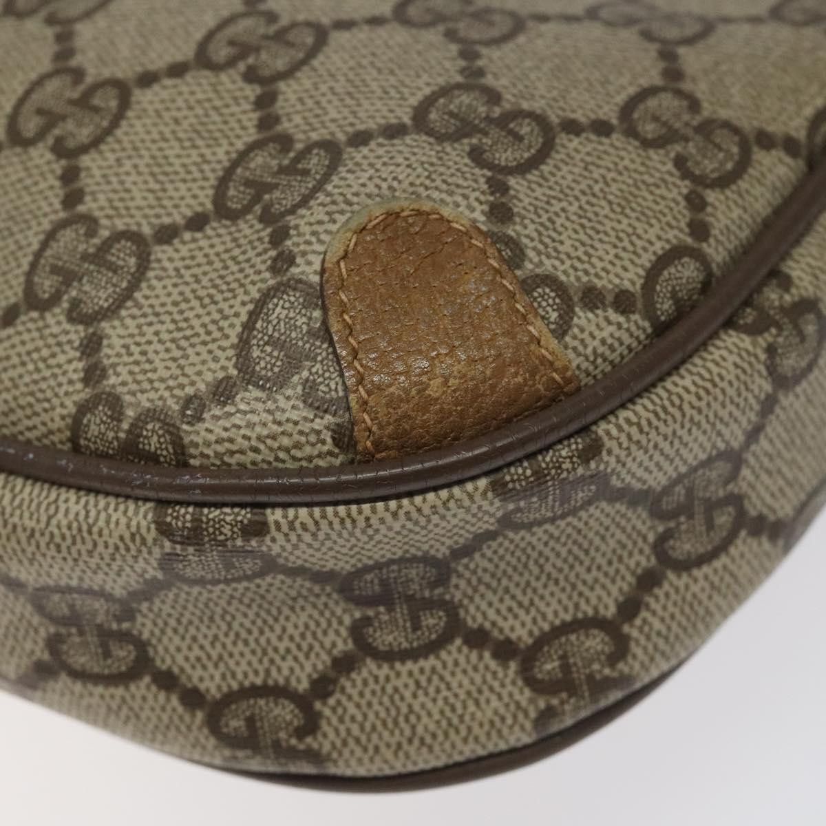 Gucci GUCCI GG Supreme Web Sherry Line Shoulder Bag Pvc Beige 89 Size ONE SIZE - 12 Thumbnail