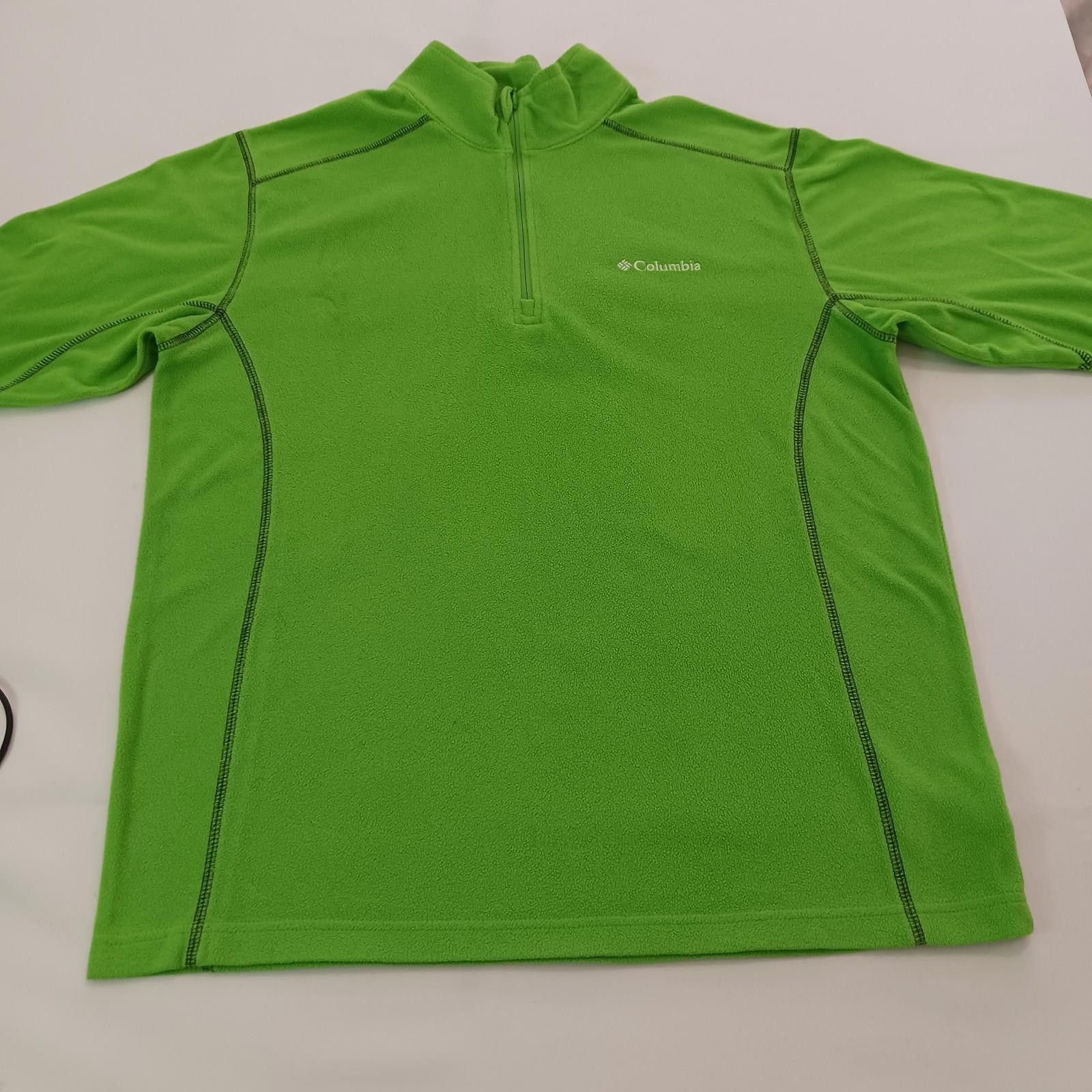 Columbia Columbia EM6503 Men Green Klamath Range 1/2 Zip Sweatshirt M Size US M / EU 48-50 / 2 - 8 Thumbnail