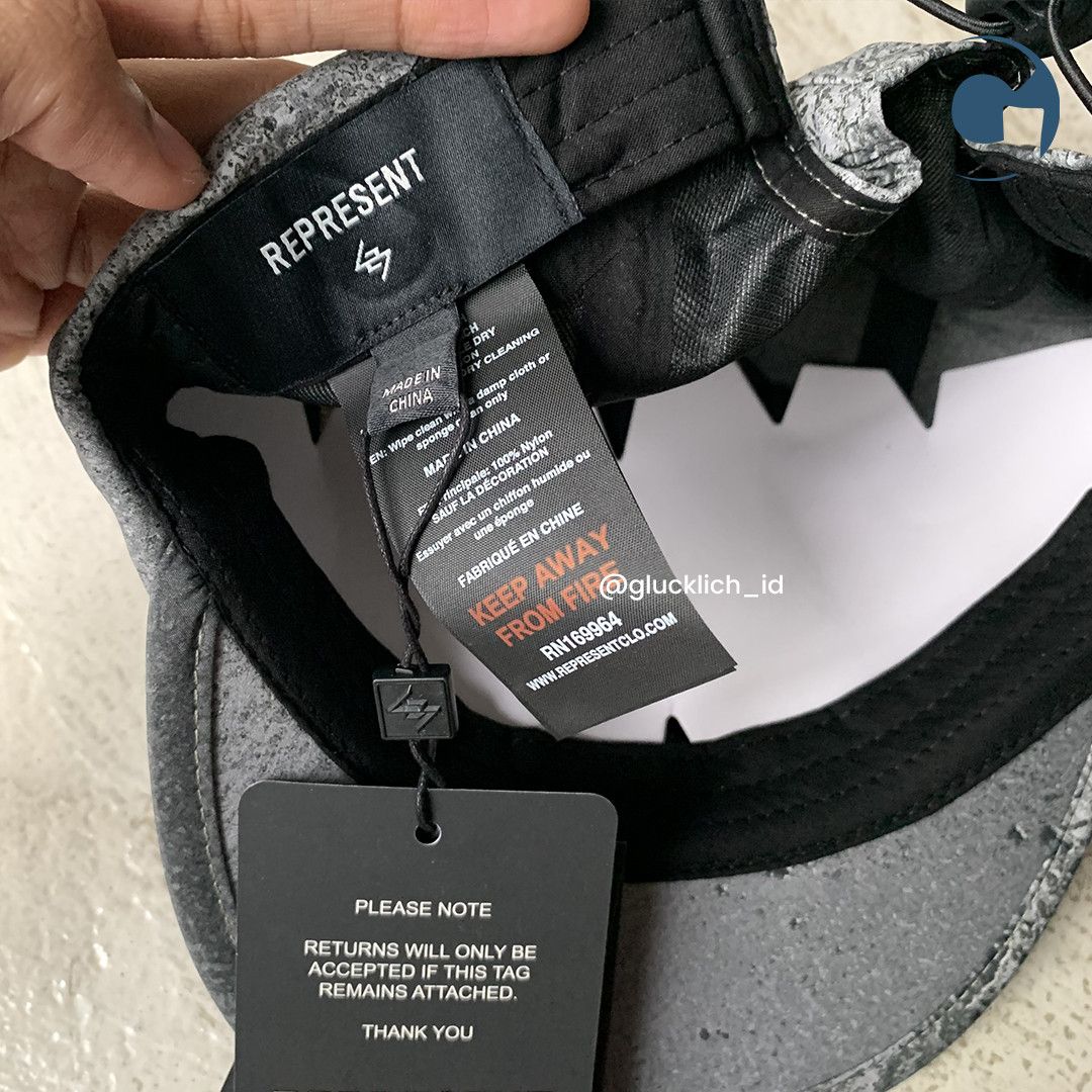 Other Represent 247, Panelled Taped Cap in Chrome Size ONE SIZE - 6 Thumbnail
