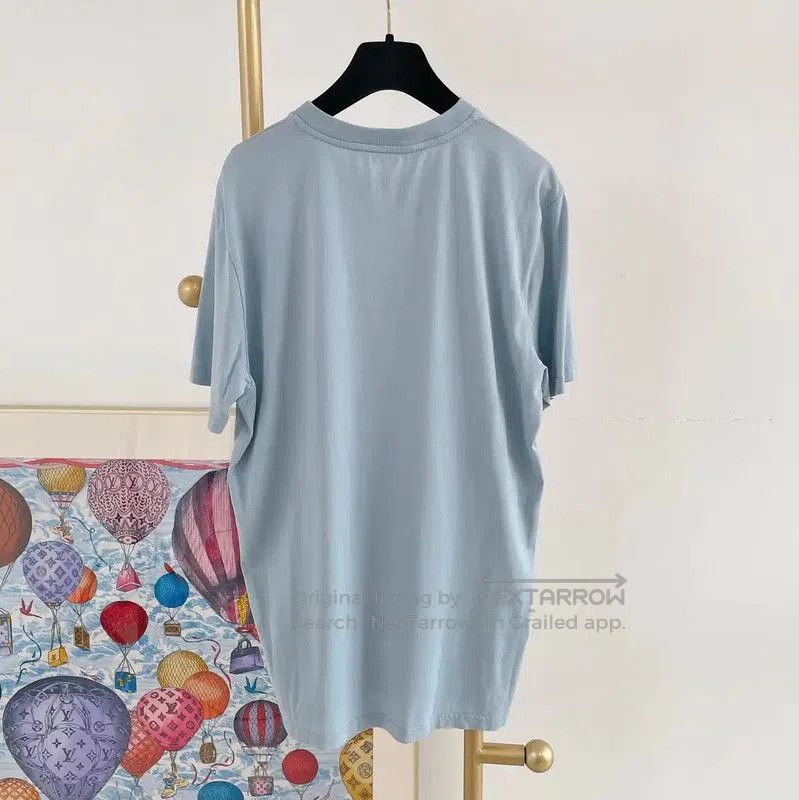 Givenchy Blue Cotton Short Sleeve T-Shirt .