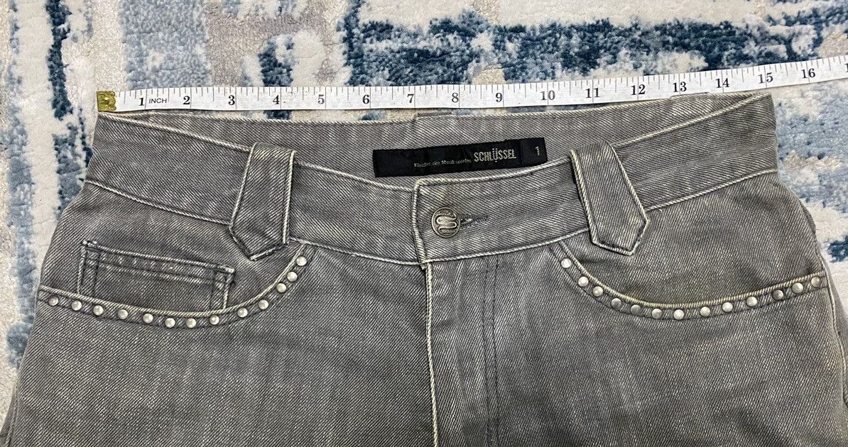 Schlussel 2000s Snake and stud denim Size US 30 / EU 46 - 12 Thumbnail