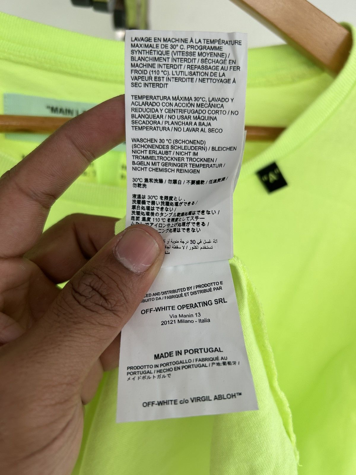 Off-White S/S19 Off-White Virgil Abloh Michael Jackson Oversized Tee Size US L / EU 52-54 / 3 - 16 Thumbnail