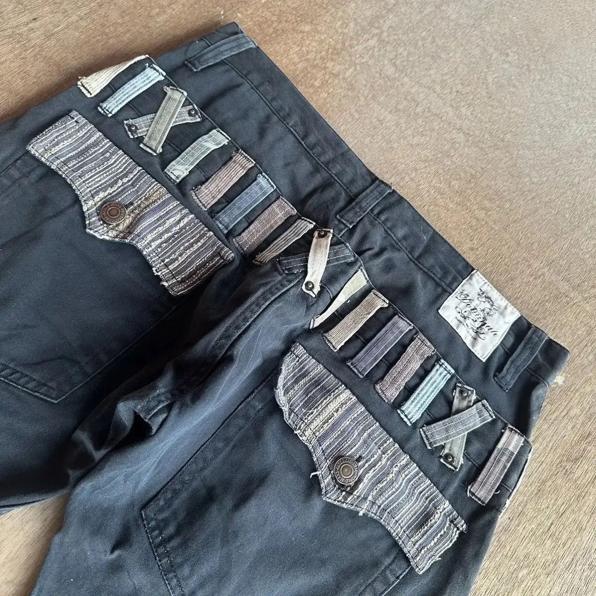Seditionaries SICKS!! DOMINATE Jeans Double Waist Bondage Curve Leg Faded Size US 32 / EU 48 - 14 Thumbnail
