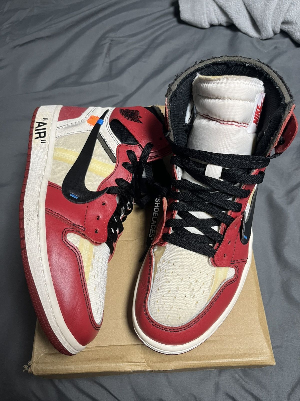 Jordan Brand × Off-White Off white Chicago 1s Size US 8.5 / EU 41-42 - 2 Thumbnail