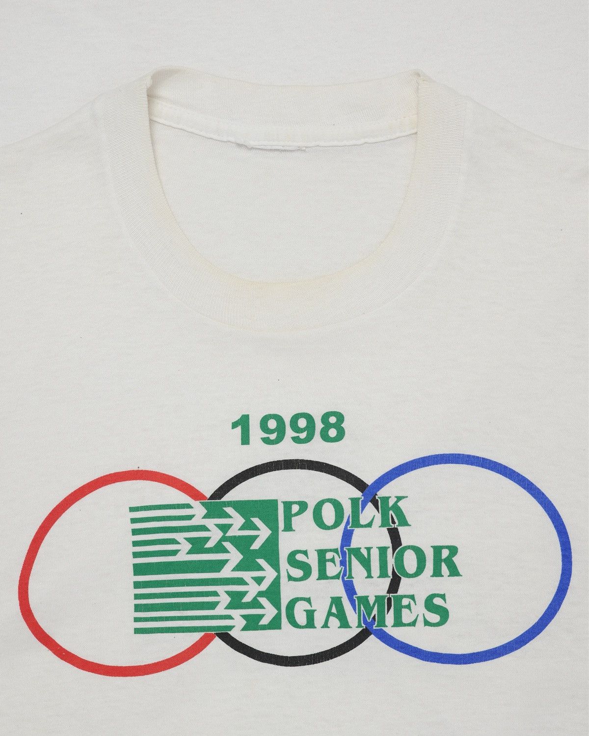 Vintage Vintage 1998 Polk Senior Games Graphic T-Shirt Size US XL / EU 56 / 4 - 2 Thumbnail
