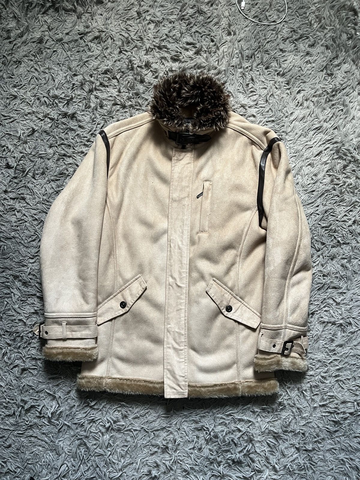 Tornado Mart vintage fur bomber Size US L / EU 52-54 / 3 - 1 Thumbnail