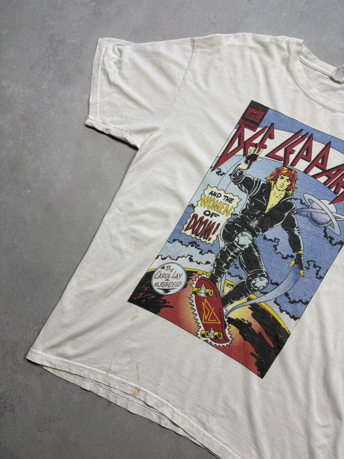 Band Tees Vintage 00s Def Leppard Hysteria Women Of Doom Tee Band Rare Size US XL / EU 56 / 4 - 3 Thumbnail