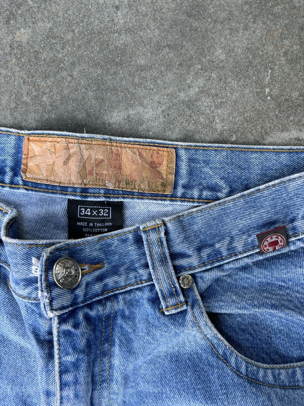 Vintage Vintage Jnco Style 48 Star Embroidered Jeans Y2K Size US 31 - 6 Thumbnail