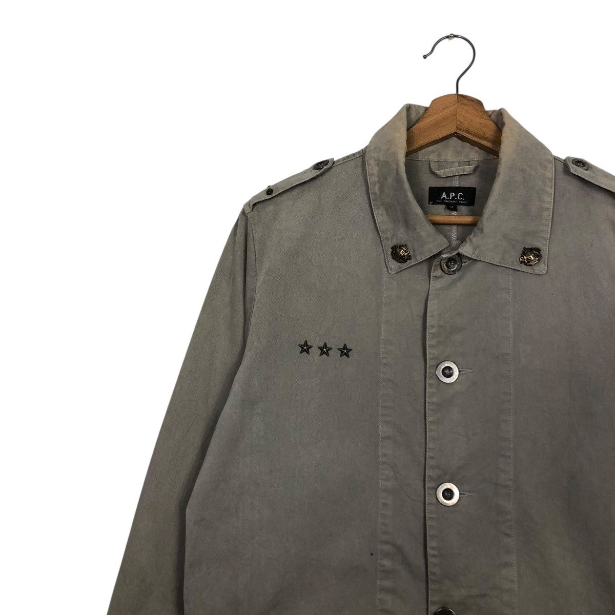 A.P.C. 🔥VINTAGE CHORE WORK JACKET A.P.C MILITARY ISSEY MIYAKE Size US M / EU 48-50 / 2 - 9 Thumbnail