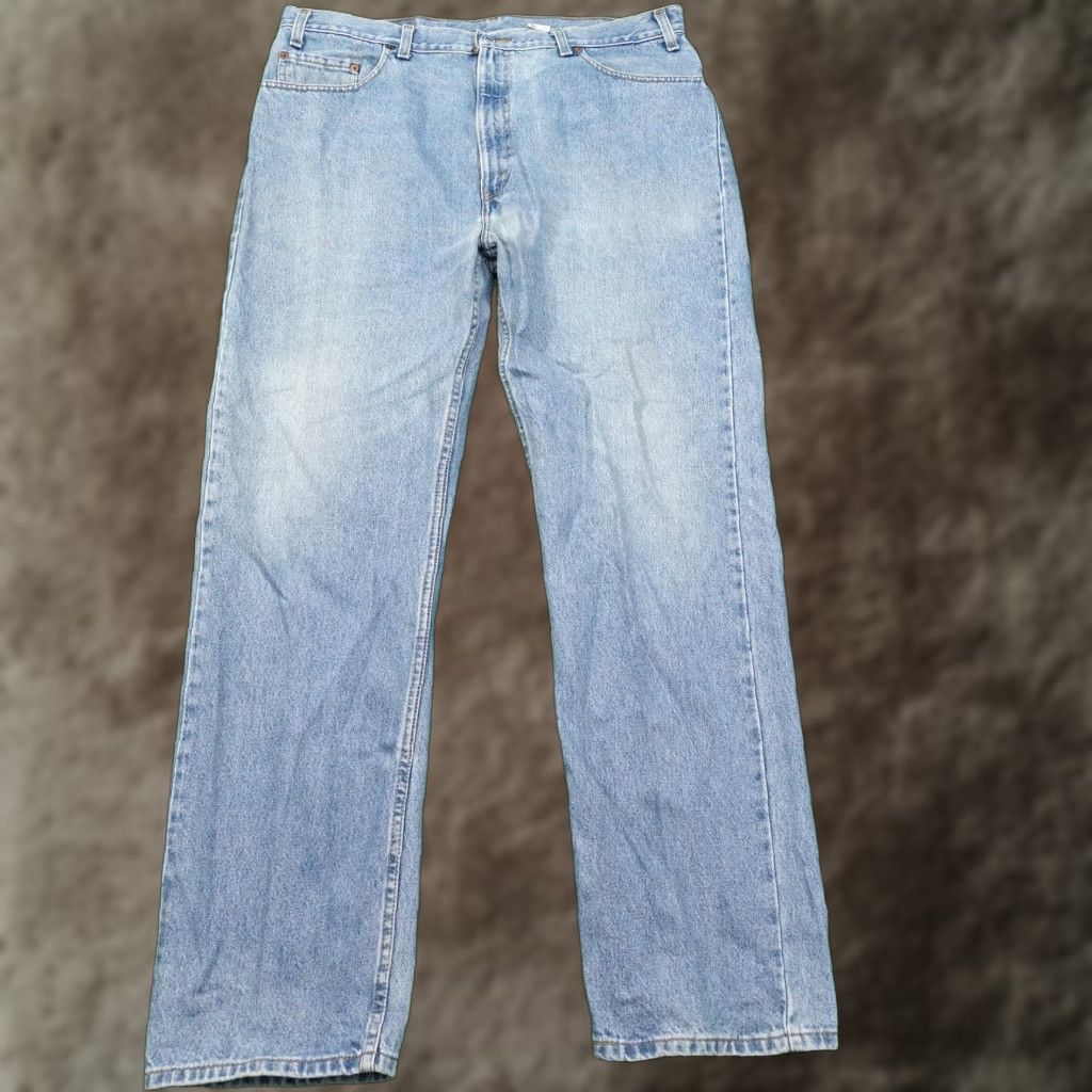 Levi's VINTAGE LEVI'S 505 STRAIGHT LEG BLUE JEANS MENS 38X32 Size US 38 / EU 54 - 1 Thumbnail