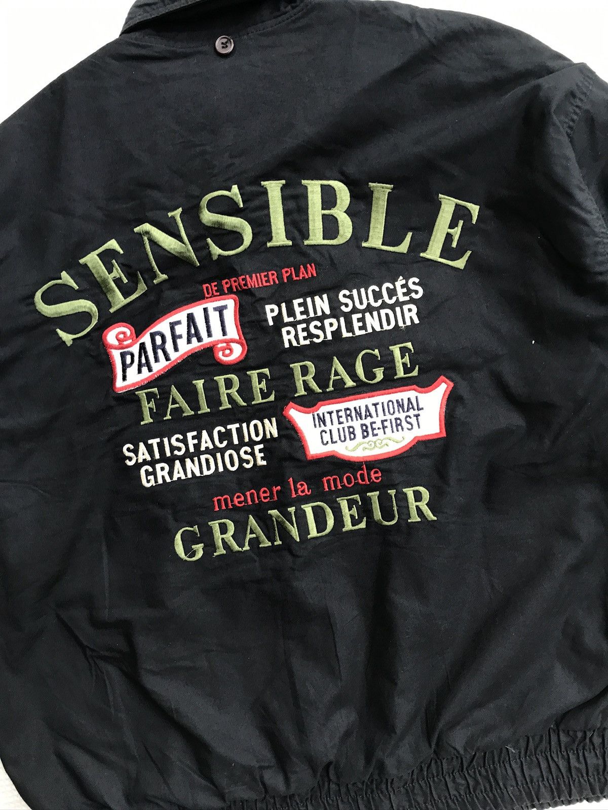 Le Grande Bleu (L.G.B.) 90s Goodsports be-first Racing Varsity Jacket Size US XL / EU 56 / 4 - 3 Thumbnail