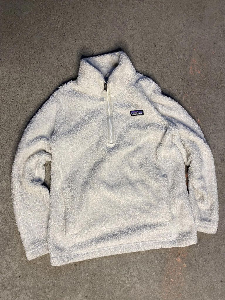Patagonia White Patagonia Quarterzip Fleece Size Youth Medium/Adult XS Size XS / US 0-2 / IT 36-38 - 1 Thumbnail