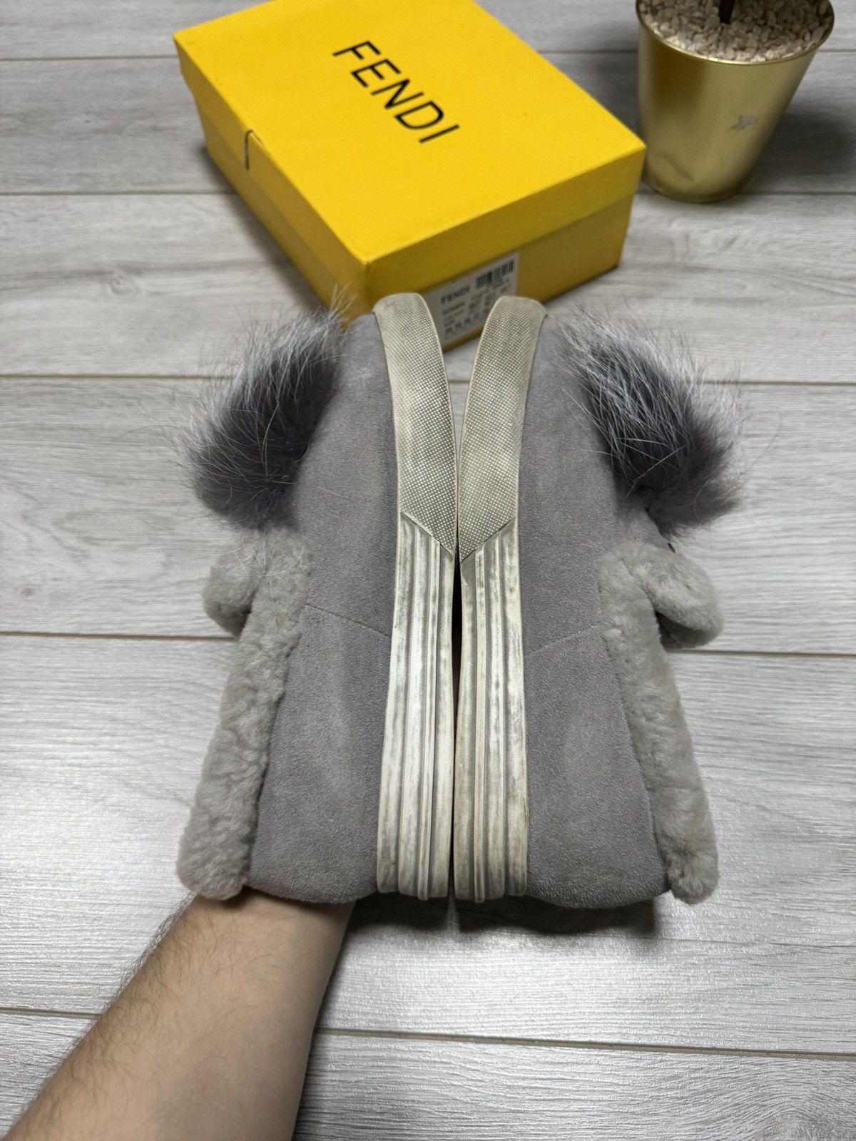 Fendi Fendi x Karl Lagerfeld shoes boots sneakers fur box Size US 8 / IT 38 - 8 Thumbnail