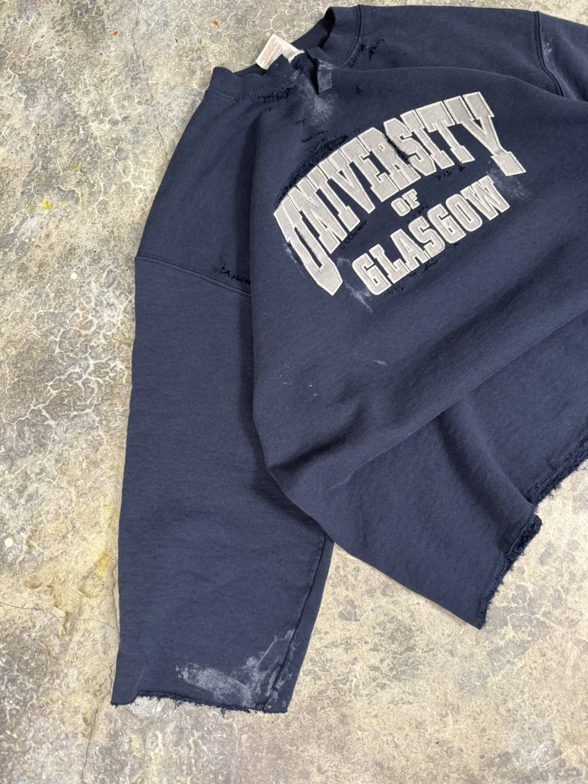 Vintage Vintage Thrashed Glasgow U Sweater Size US M / EU 48-50 / 2 - 2 Thumbnail