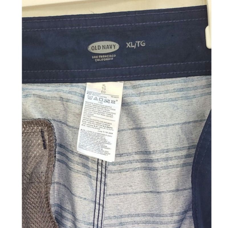 Old Navy New Men Navy Blue Swim Trunks briefs shorts Size XLarge Size US 36 / EU 52 - 4 Thumbnail