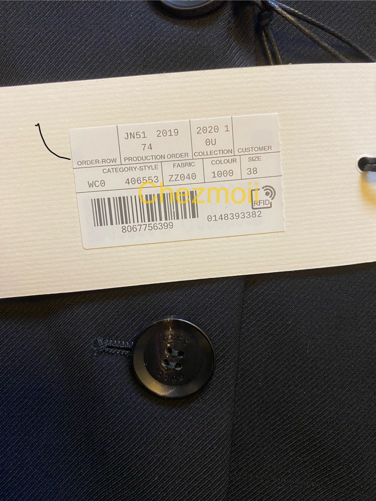 Gucci Gucci black wool blazer Size S / US 4 / IT 40 - 5 Thumbnail