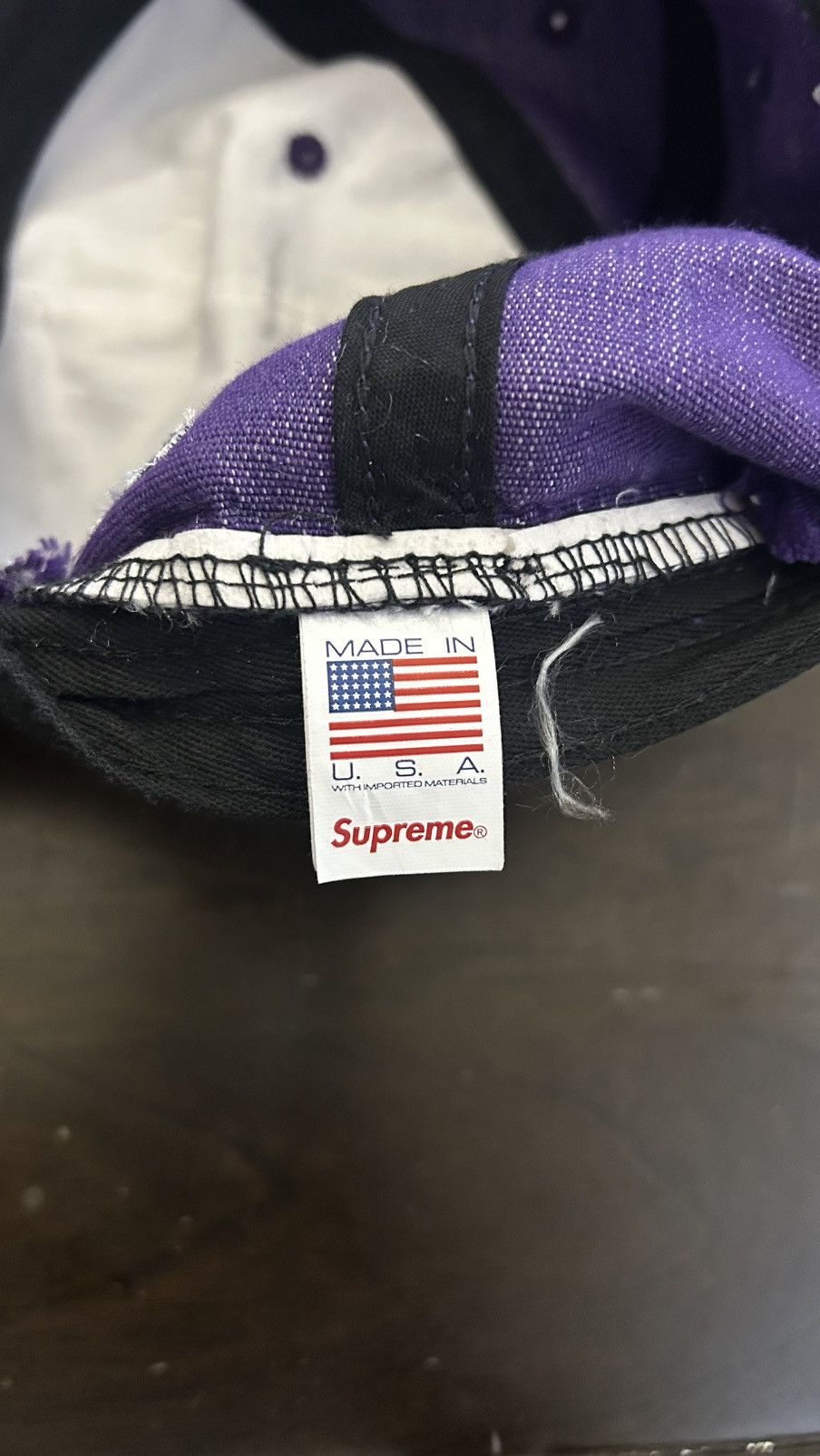 Supreme Supreme Cordura Denim S Logo 6-Panel Size ONE SIZE - 6 Thumbnail
