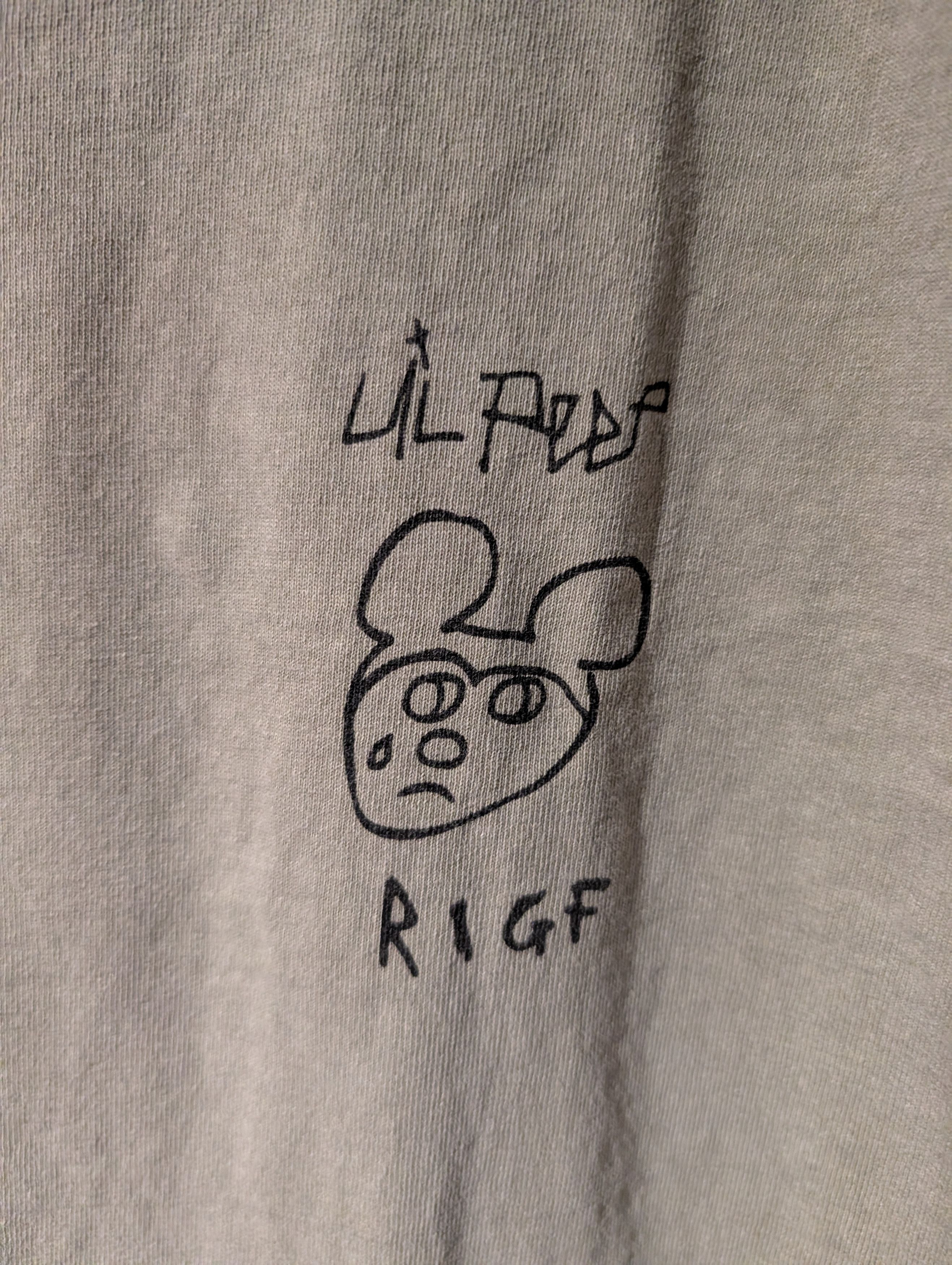 Lil Peep Lil Peep RIGF Green Peace Rose in Good Faith Large T-Shirt Size US L / EU 52-54 / 3 - 2 Thumbnail