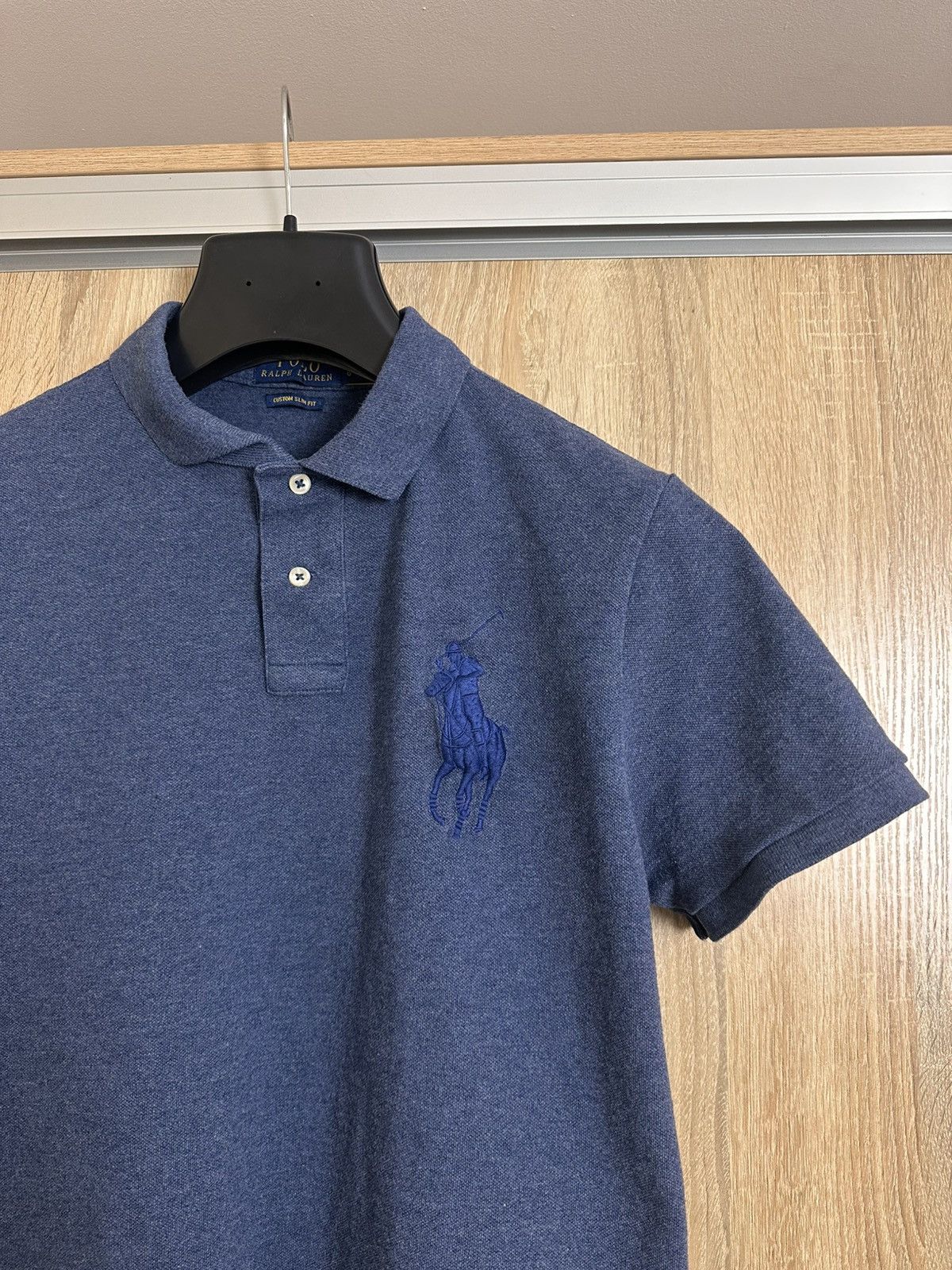Polo Ralph Lauren 🔥 POLO RALPH LAUREN RUGBY SLIM SHIRT BIG PONY Y2K CHIEF KEEF Size US L / EU 52-54 / 3 - 3 Thumbnail