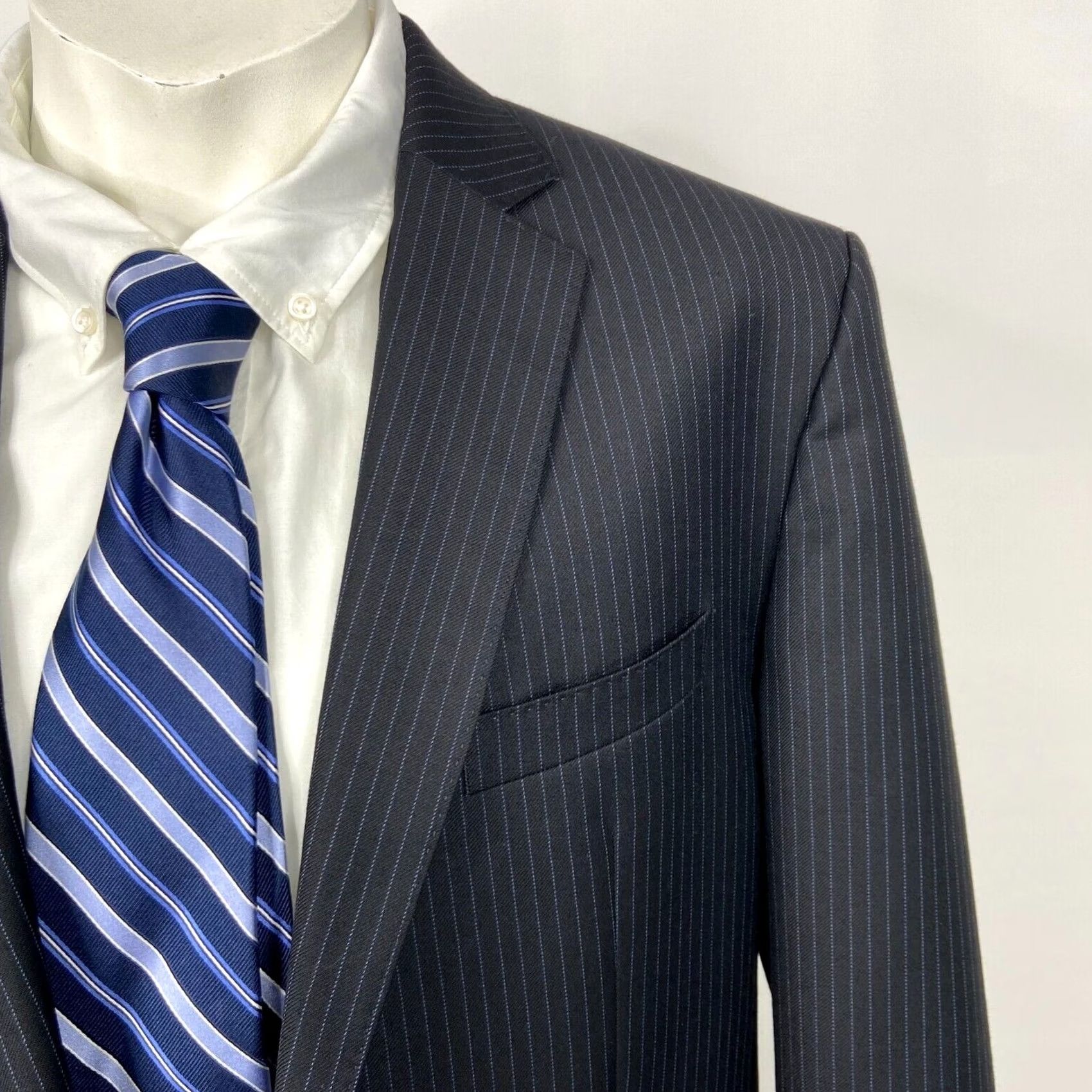 Hugo Boss Hugo Boss 42R Mens Sport Coat Navy Blue - Size 42 - Wool Jacket - Classic Style Size US XS / EU 42 / 0 - 5 Thumbnail