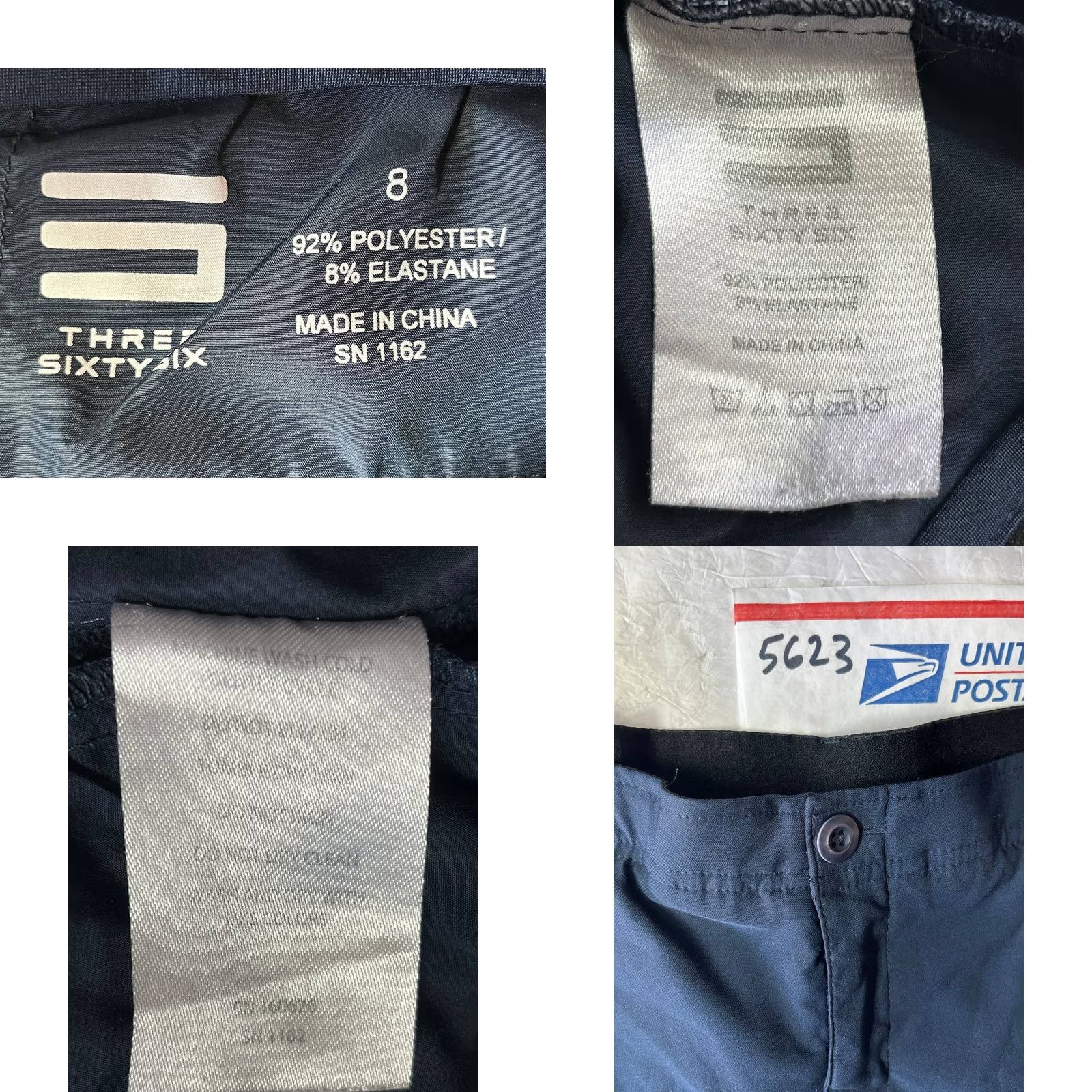 Vintage Tree Sixtysix Navy Blue Golf Pants Women Size 8 Tapered Ankle Twill Pockets Zipper Regular Inseam 28" Size 30" / US 8 / IT 44 - 8 Thumbnail
