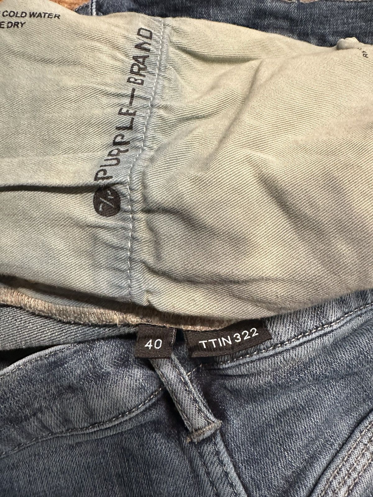 Purple Brand Purple Brand Plain Blue Denim Jeans Size 40 Size US 40 / EU 56 - 4 Thumbnail