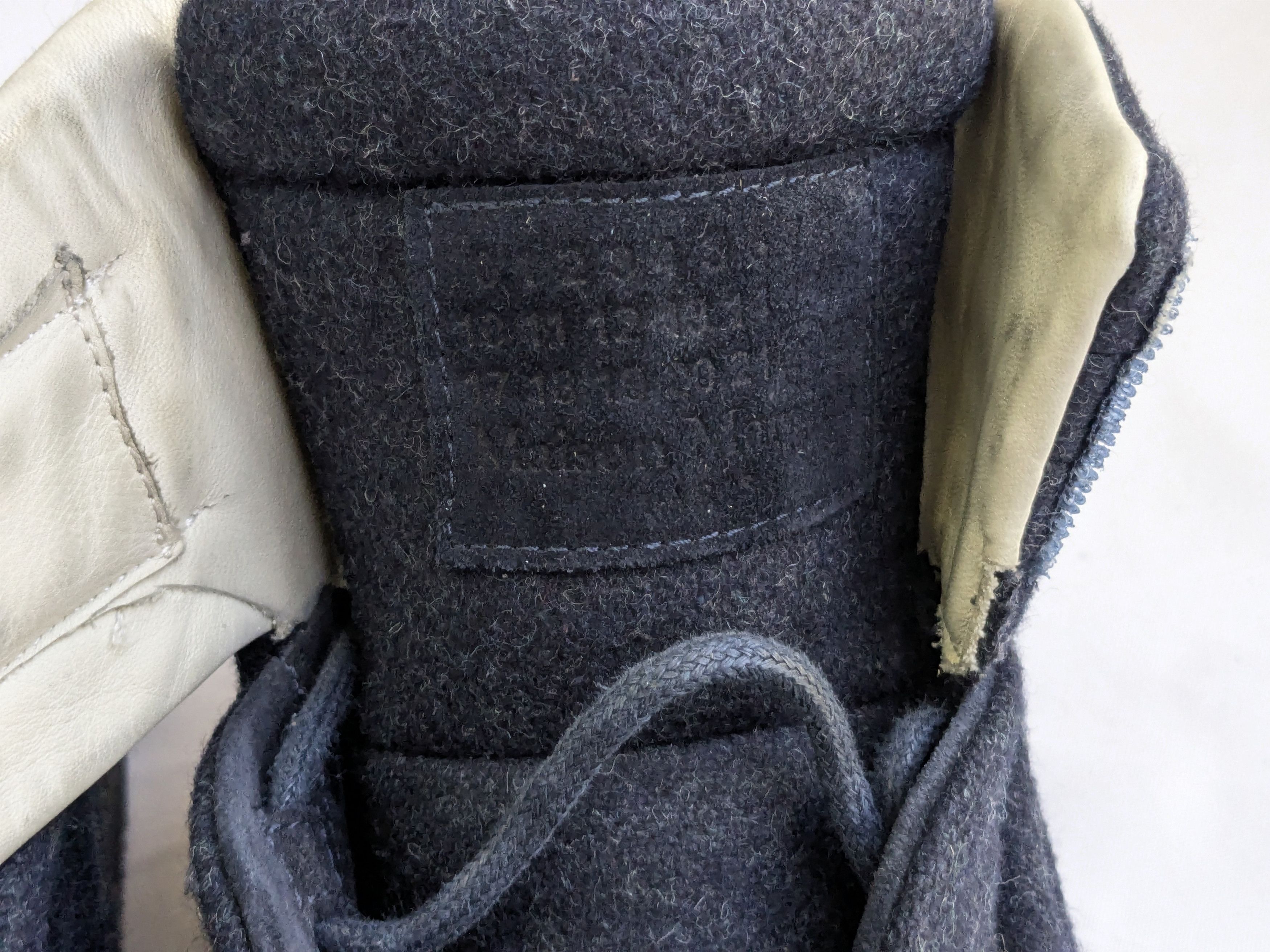 Maison Margiela Future Navy Blue 8 41 Wool Leather