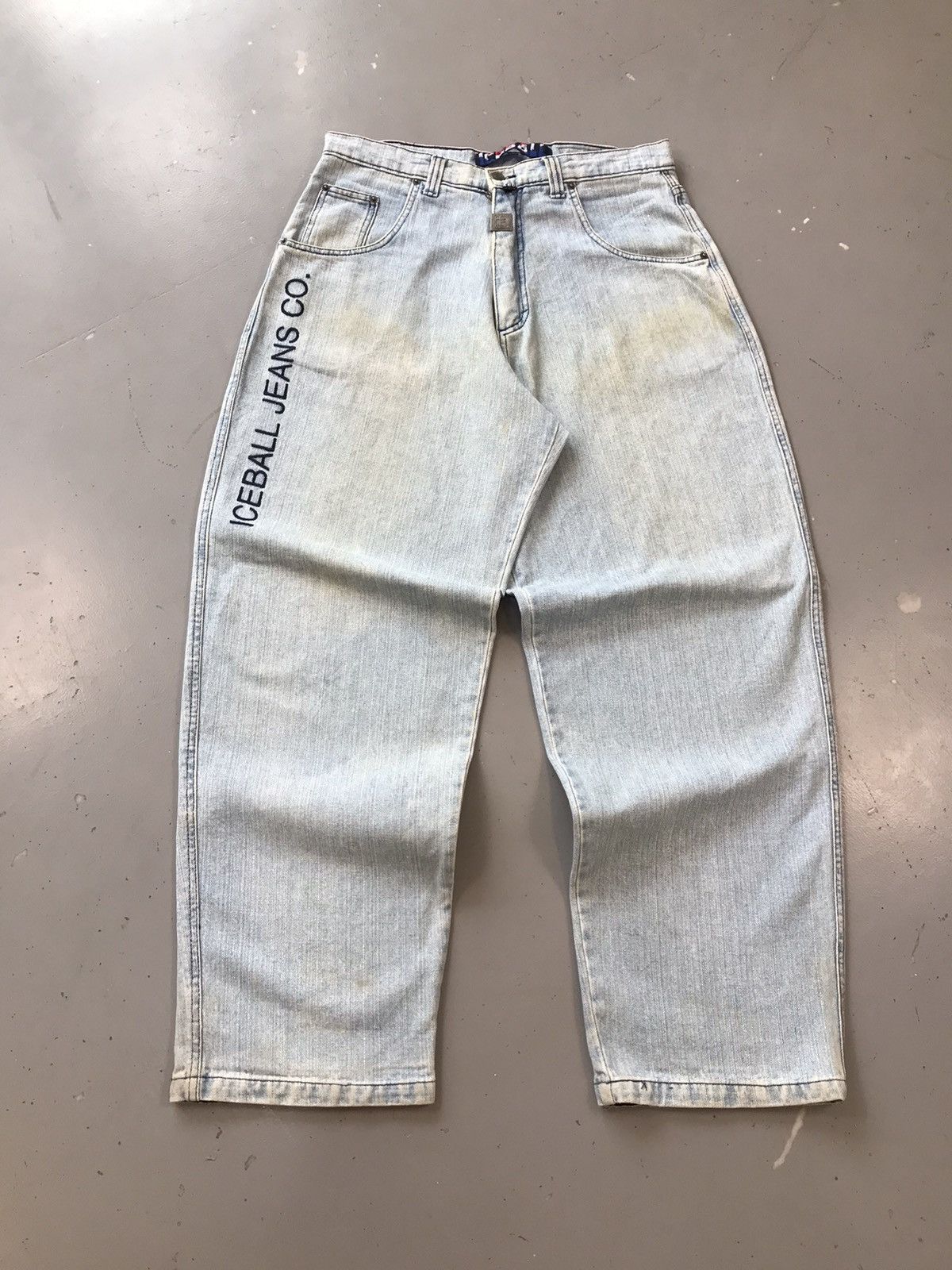 JNCO × Southpole × Vintage Vintage ice ball SpellOut baggy denim Size US 34 / EU 50 - 2 Thumbnail