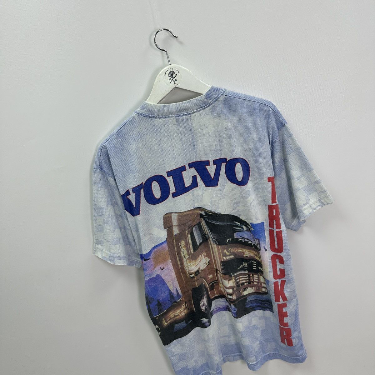 Vintage Vintage 90s Volvo trucker aop tee y2k cars truck driver hype Size US XL / EU 56 / 4 - 7 Thumbnail