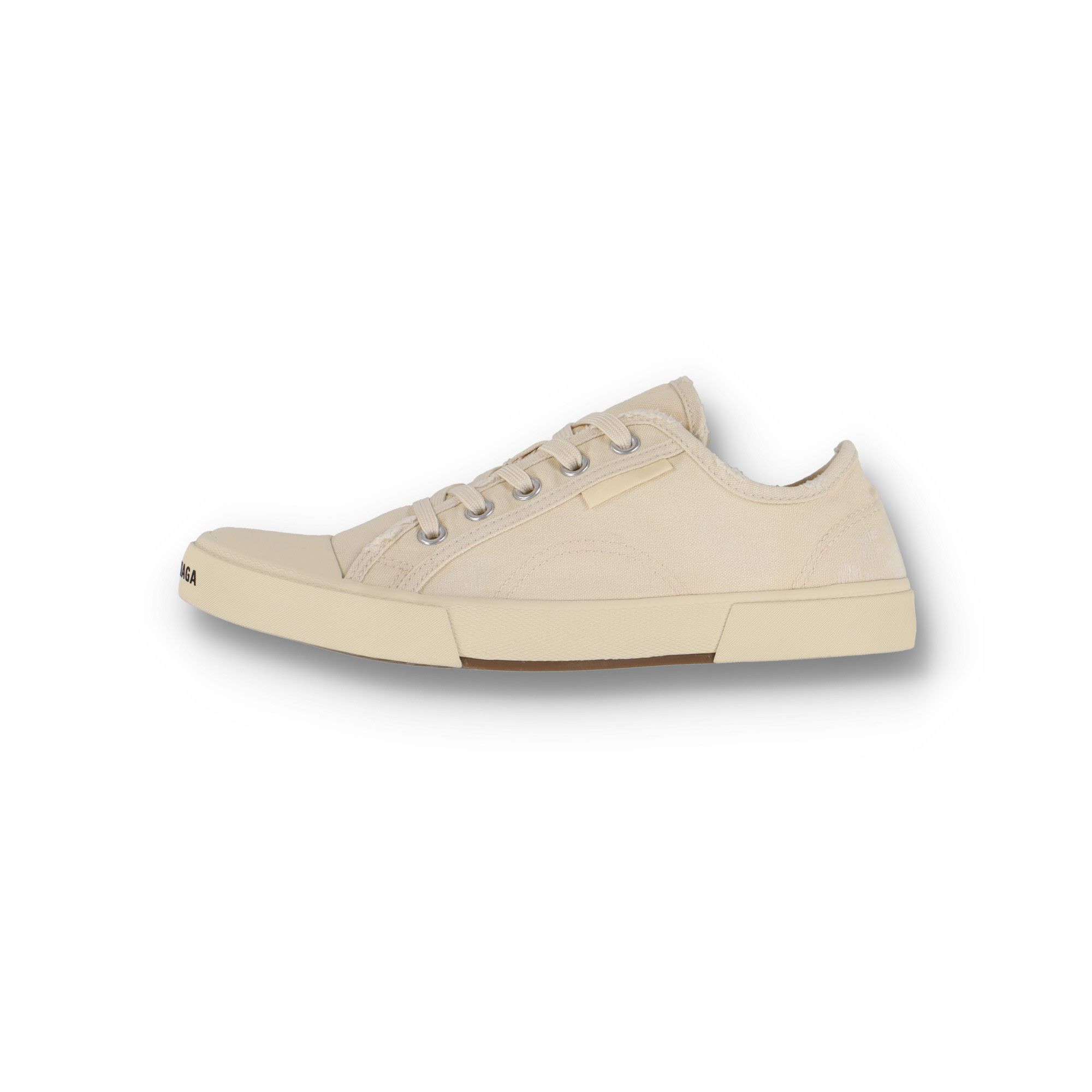 Bottega Veneta White Paris Distressed Logo Trainers Size US 10 / EU 43 - 1 Thumbnail