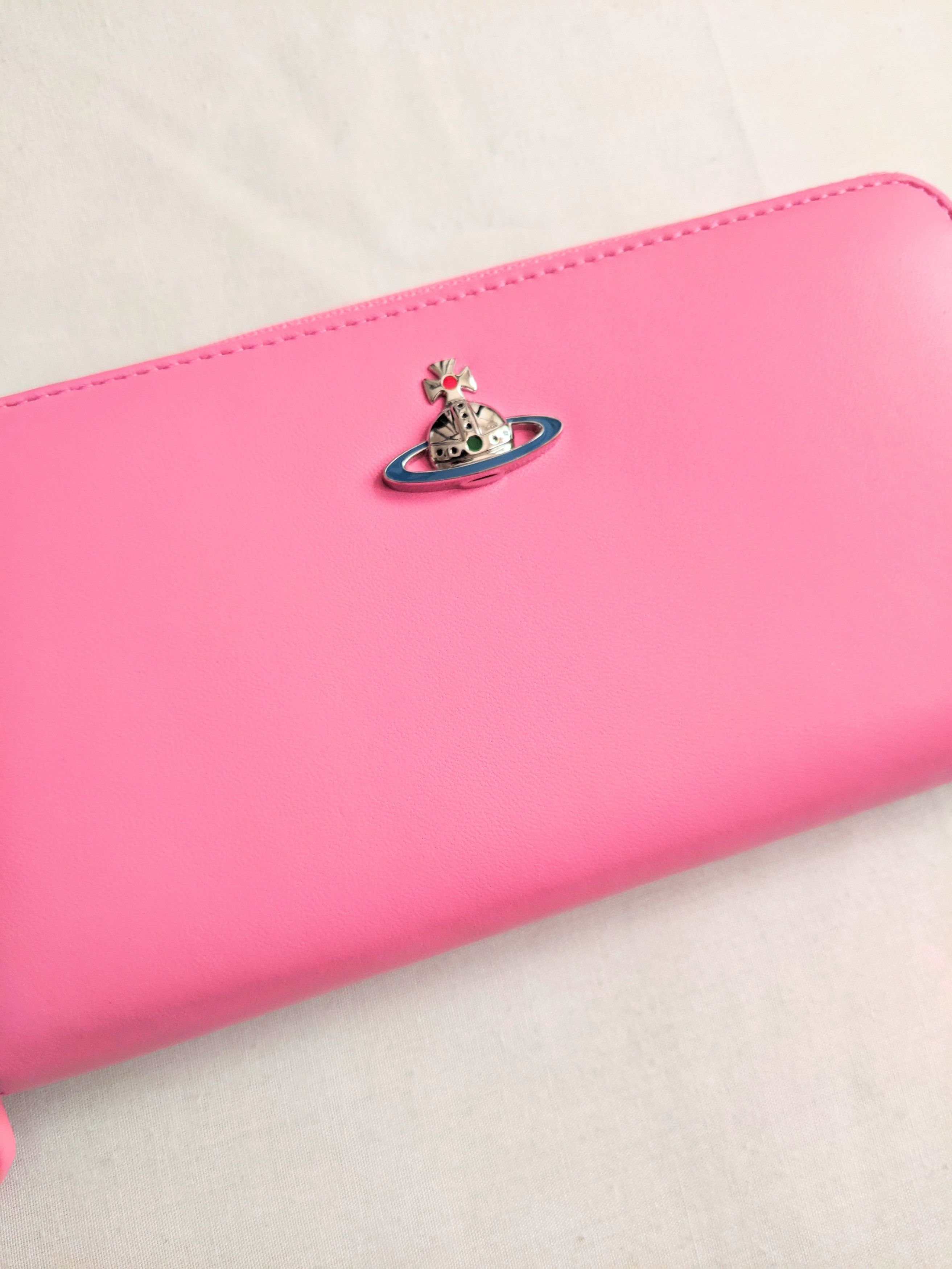 Vivienne Westwood Vivienne Westwood Pink Leather Wallet Size ONE SIZE - 2 Thumbnail
