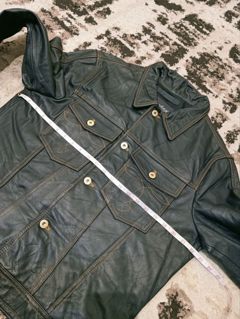 Japanese Brand CURPHEY UNION MADE LEATHER JACKET Size US XXL / EU 58 / 5 - 15 Thumbnail