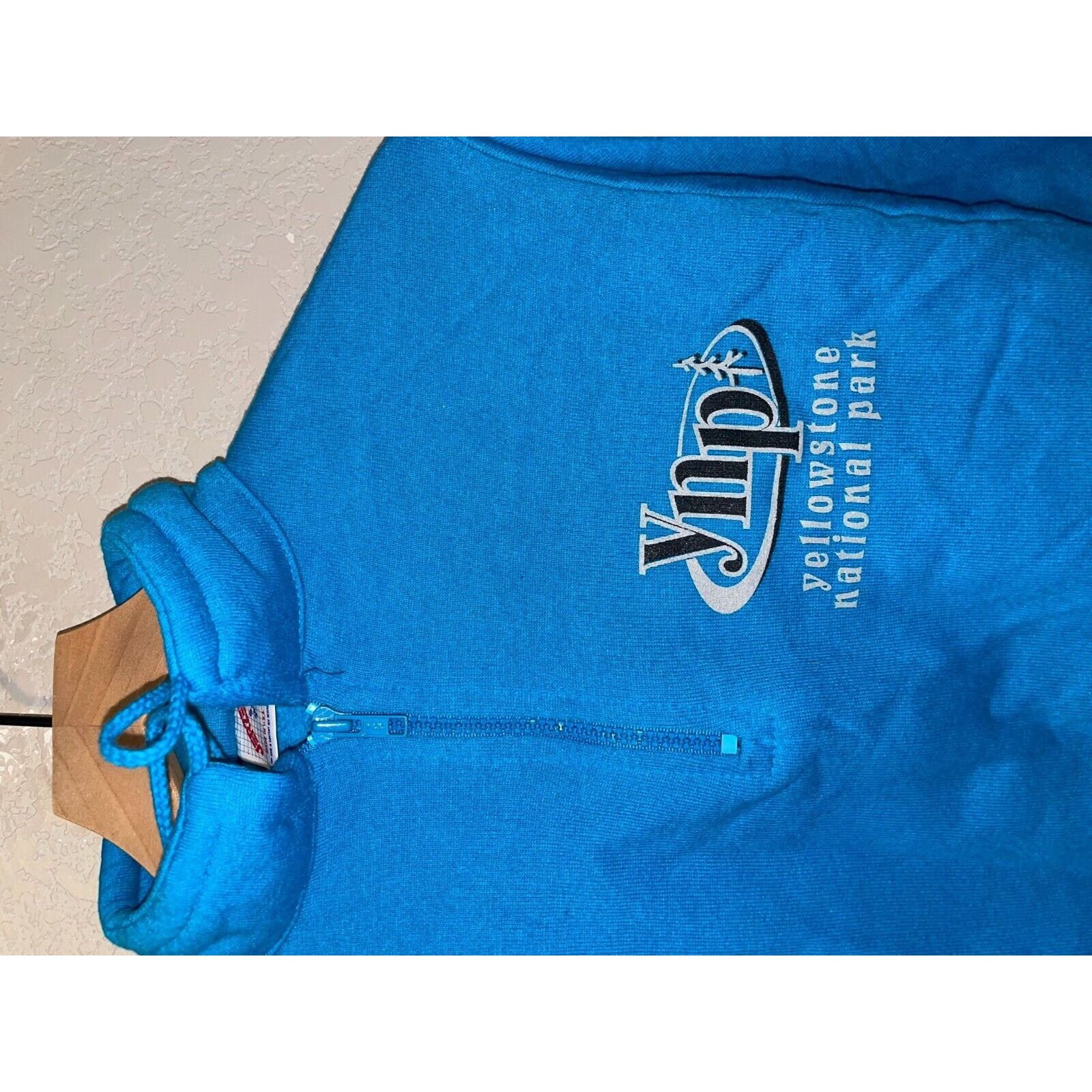 Jerzees Vintage Yellowstone National Park Sweatshirt 1/4 Zip NWT 90s Size US S / EU 44-46 / 1 - 2 Thumbnail