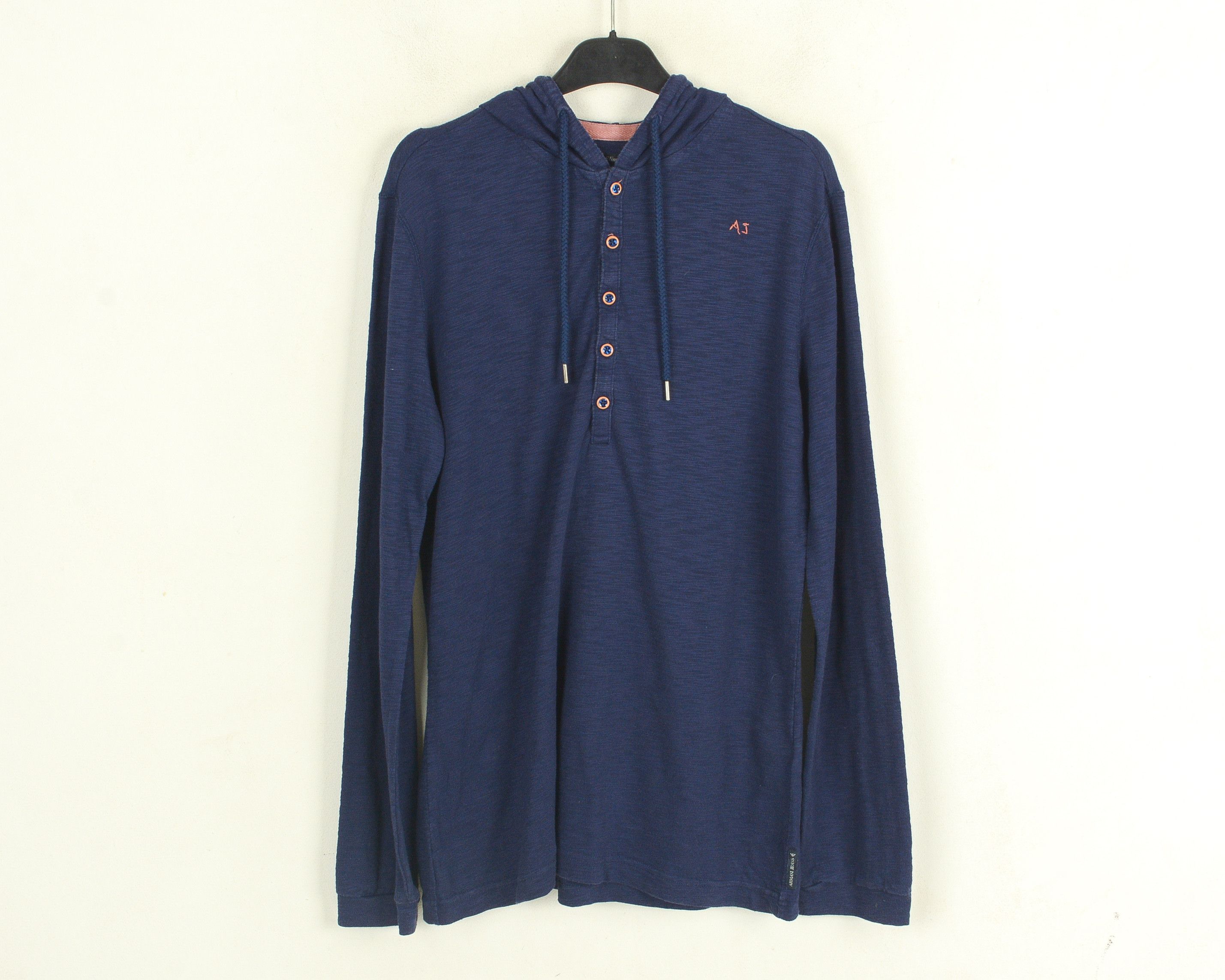Armani ARMANI Jeans Men L Shirt Slim Fit Hoodie Long Sleeve Size US L / EU 52-54 / 3 - 1 Thumbnail