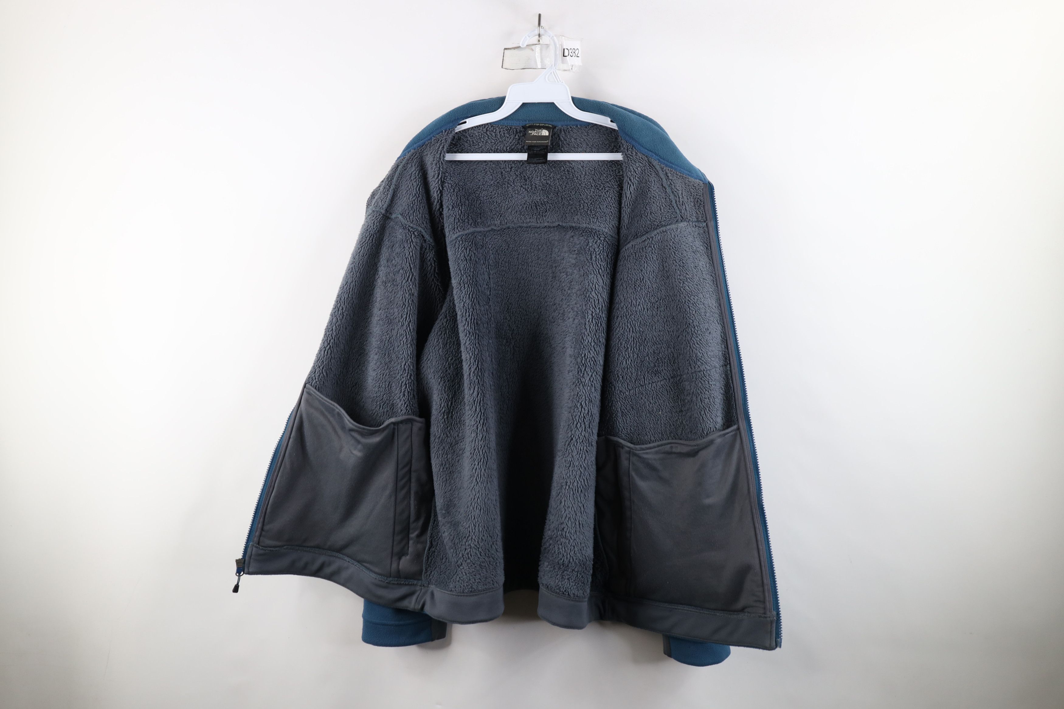 The North Face × Vintage Vintage The North Face Deep Pile Fleece Lined Jacket Blue Size US XL / EU 56 / 4 - 11 Thumbnail