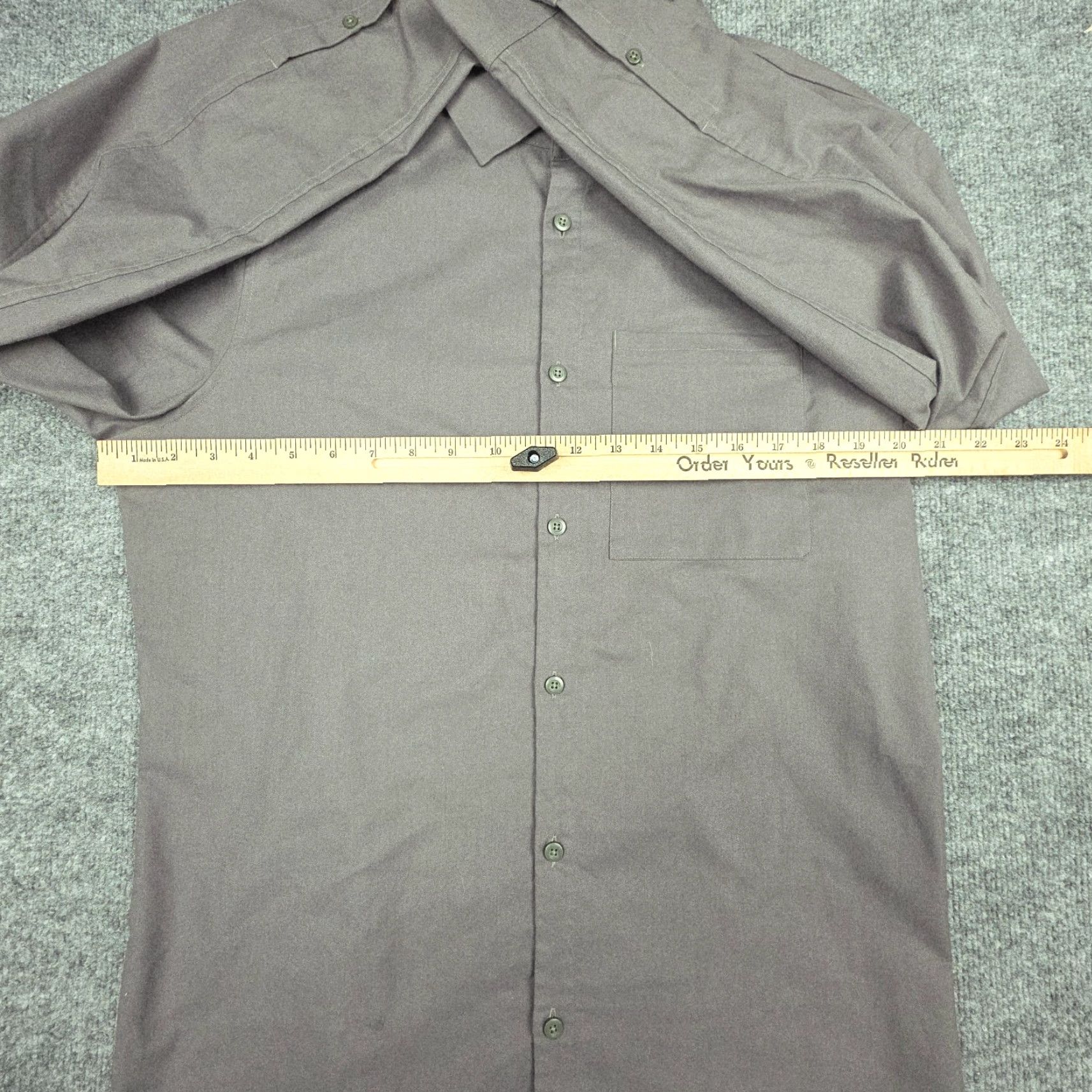 Lululemon Lululemon Commission Shirt Mens Small-Medium Gray Button-Up Performance Stretch Size US S / EU 44-46 / 1 - 7 Thumbnail