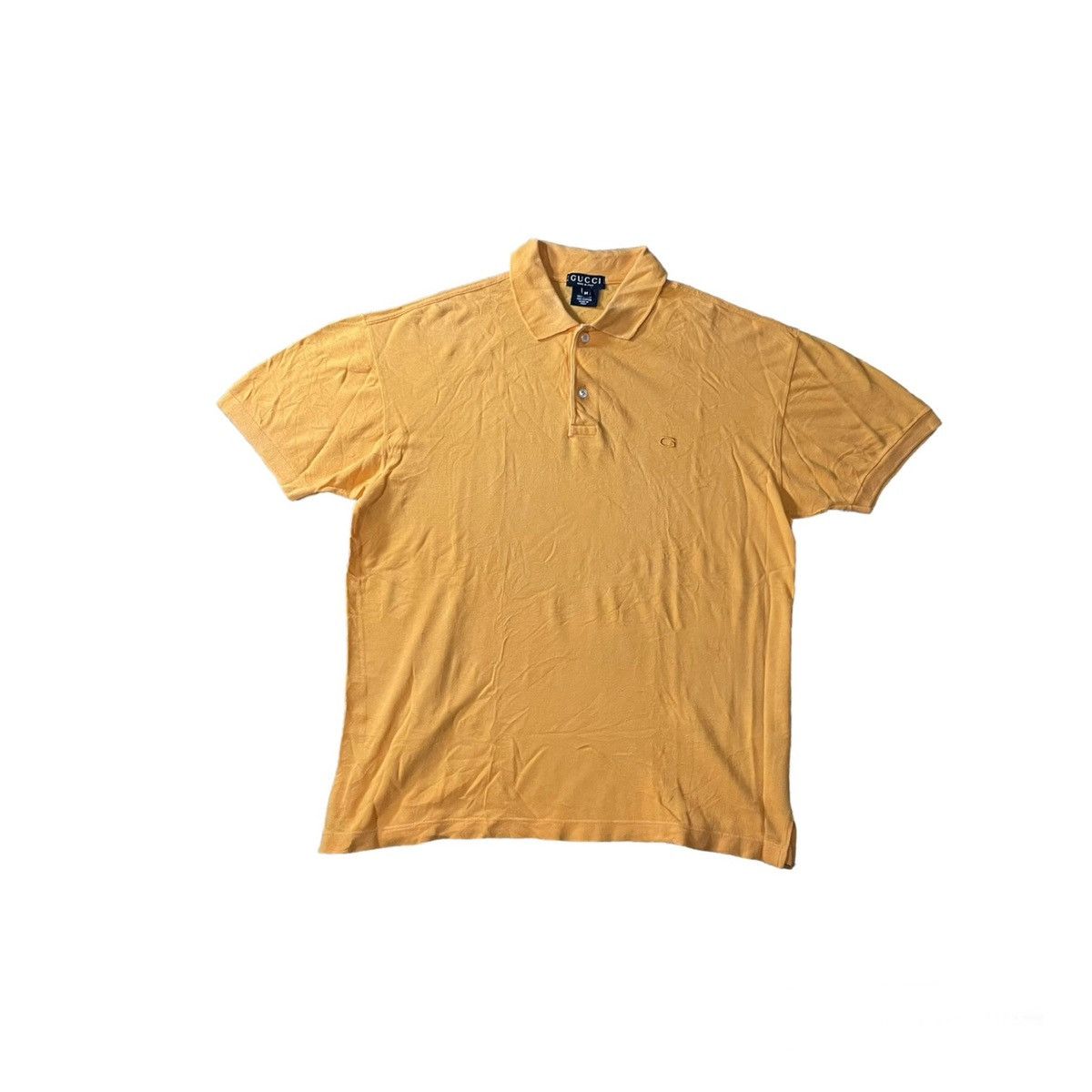 image of Gucci Polo Tees Vintage in Orange, Men's (Size Medium)