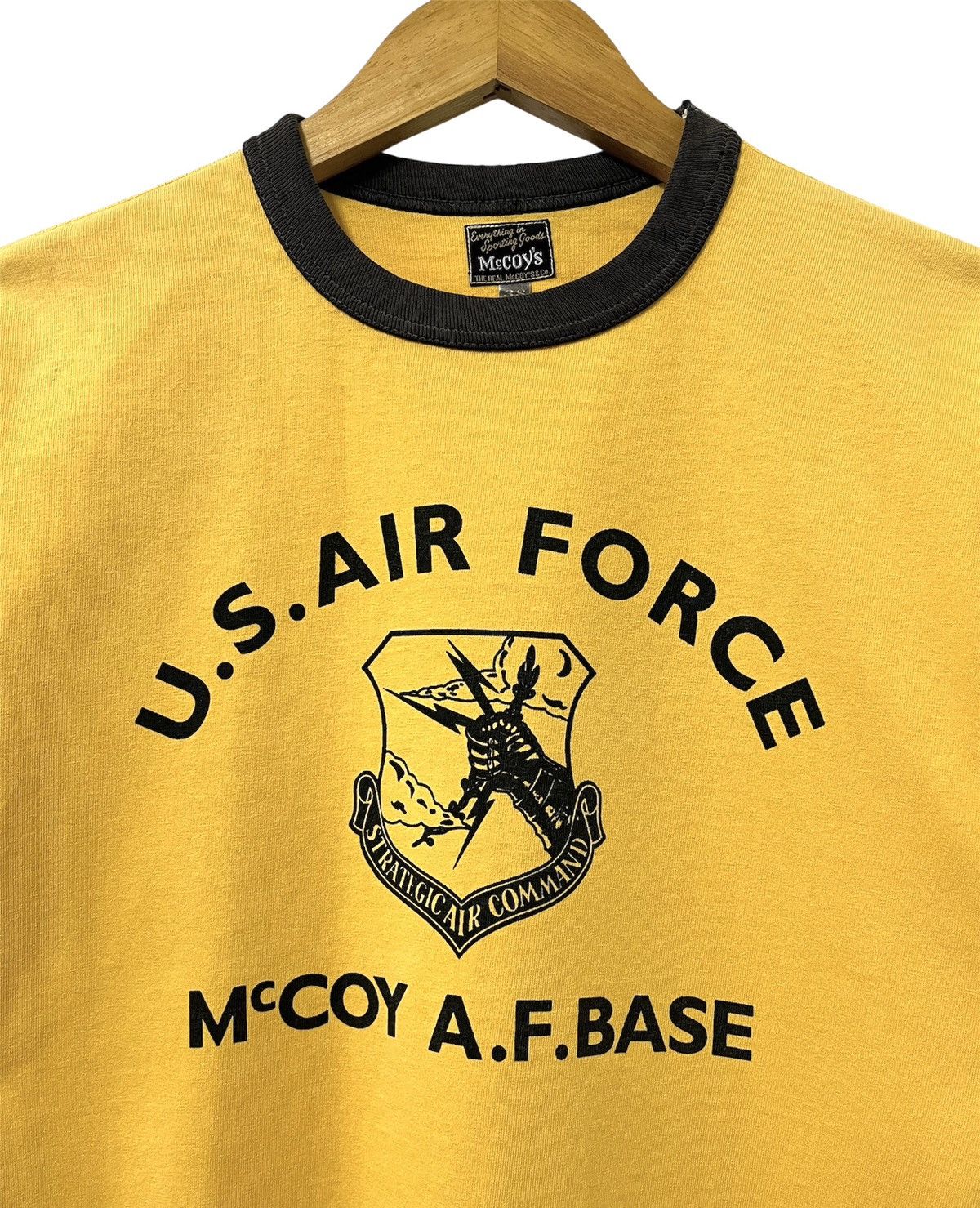 The Real McCoy's THE REAL MCCOY'S US AIR FORCE MCCOY AF BASE RINGER TSHIRT Size US M / EU 48-50 / 2 - 7 Thumbnail