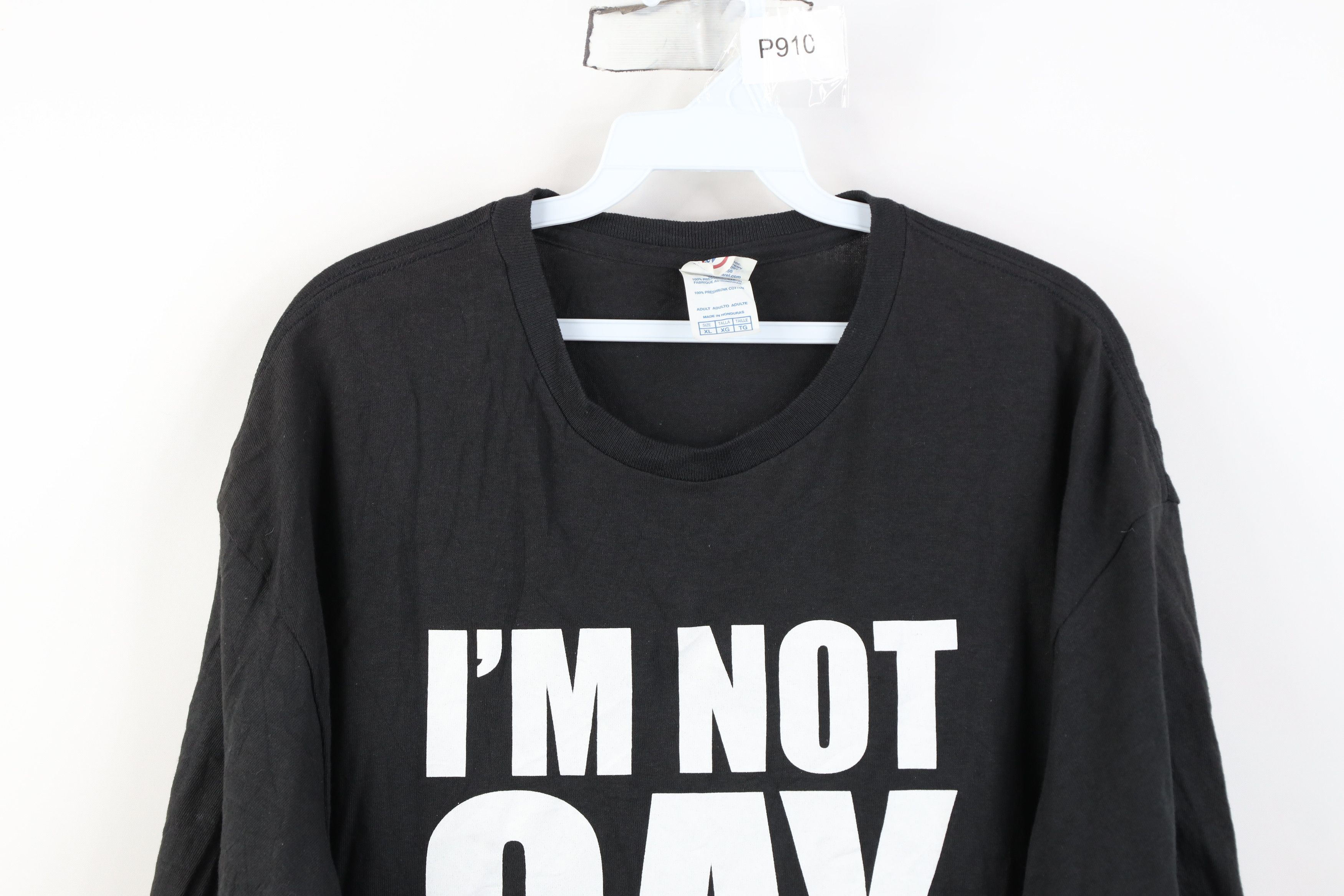Vintage Vintage Streetwear I'm Not Gay But 20 Dollars Is 20 T-Shirt Size US XL / EU 56 / 4 - 2 Thumbnail