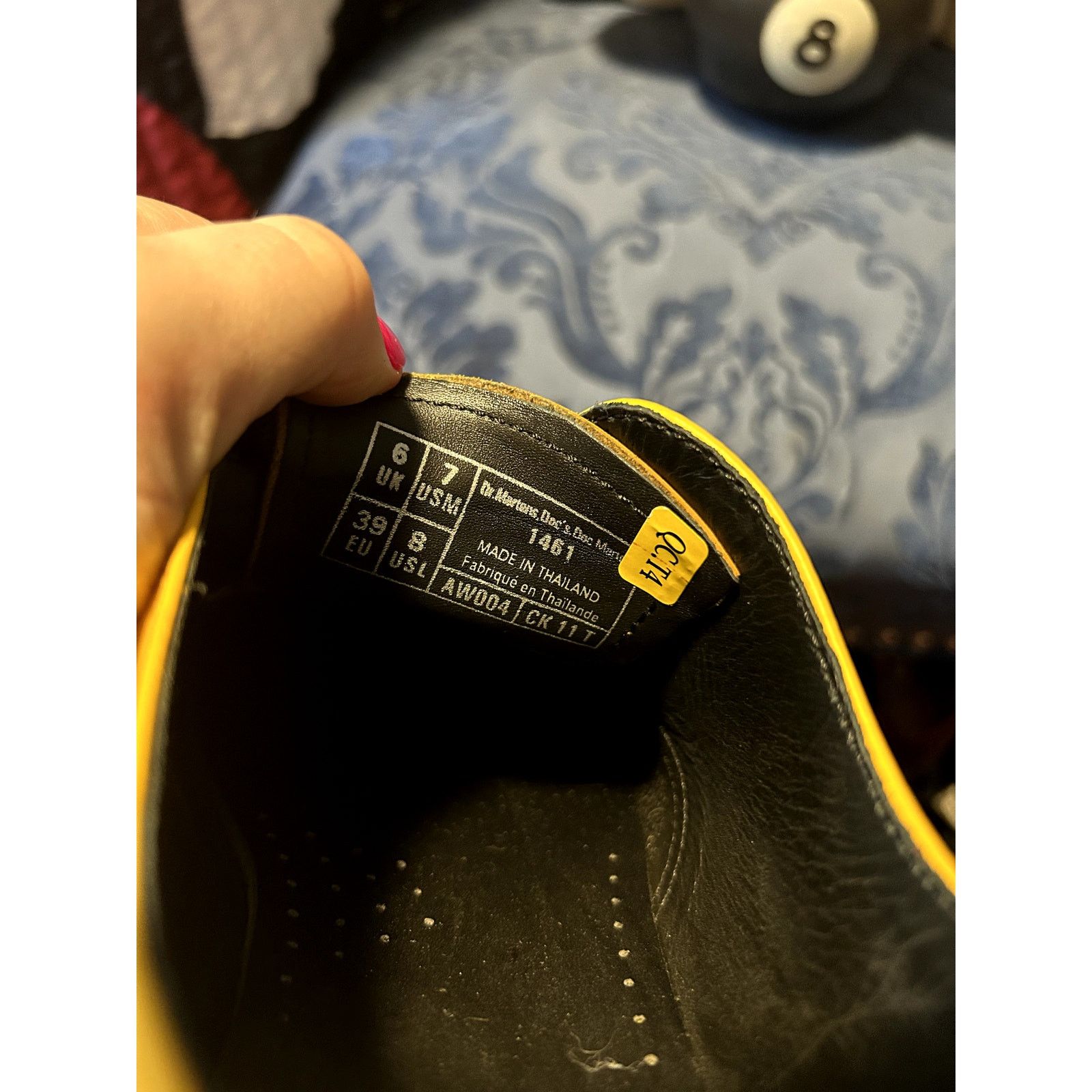 Dr. Martens Dr Martens 1461 Yellow Oxfords size 8/EU 39 Size US 8 / IT 38 - 6 Thumbnail