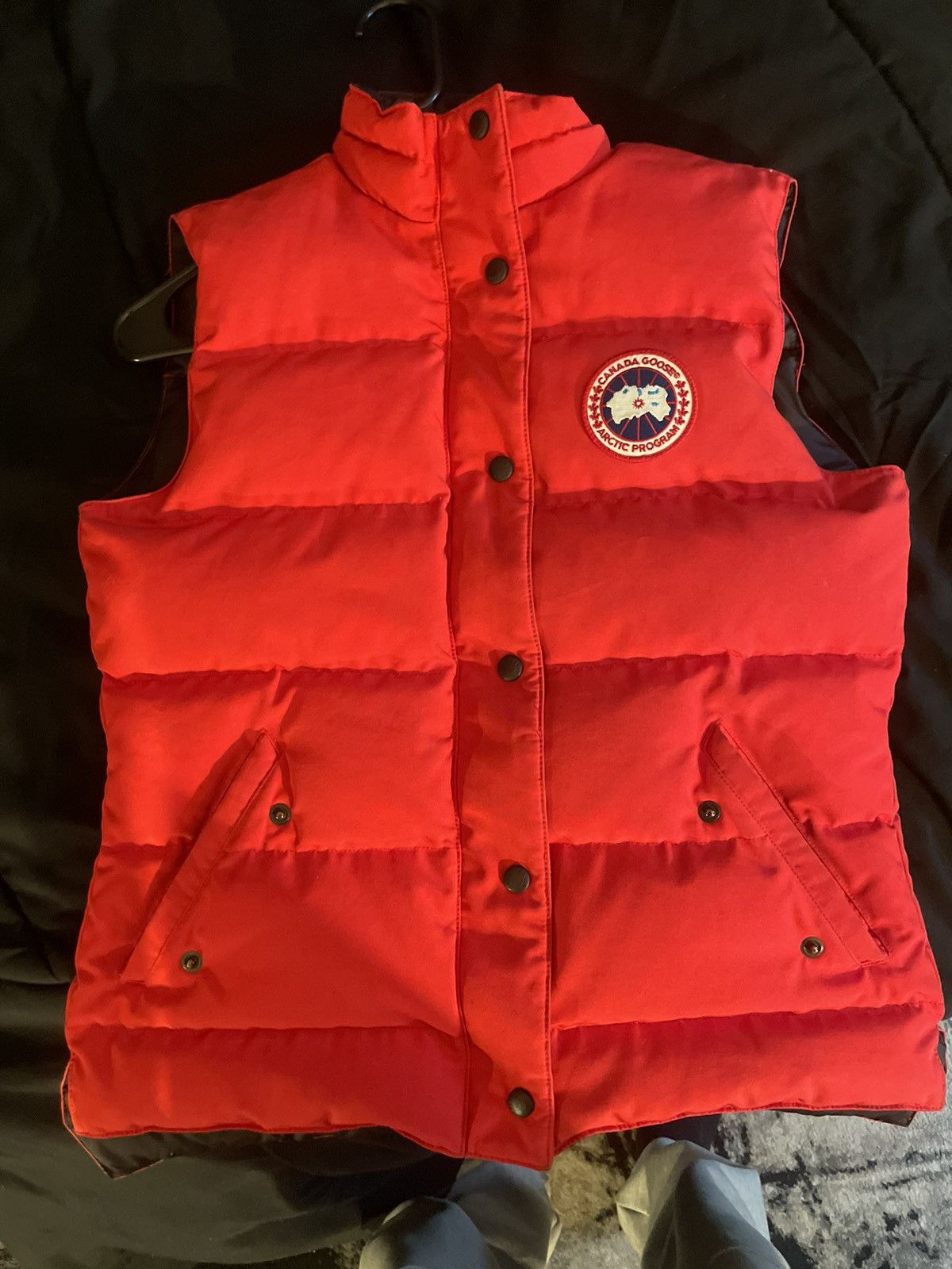 image of Canada Goose Canda Goose Vest in Red, Men's (Size Medium)