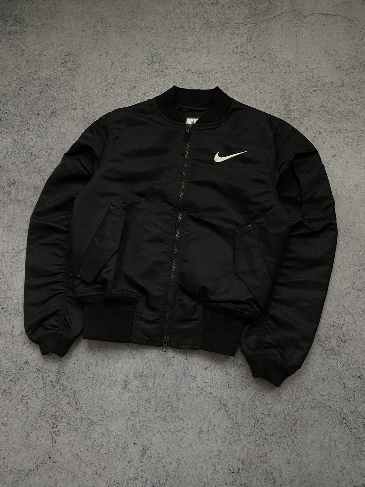Bomber Jacket Nike Streetwear NIKE Y2K MA 1 STYLE BOMBER JACKET Grailed