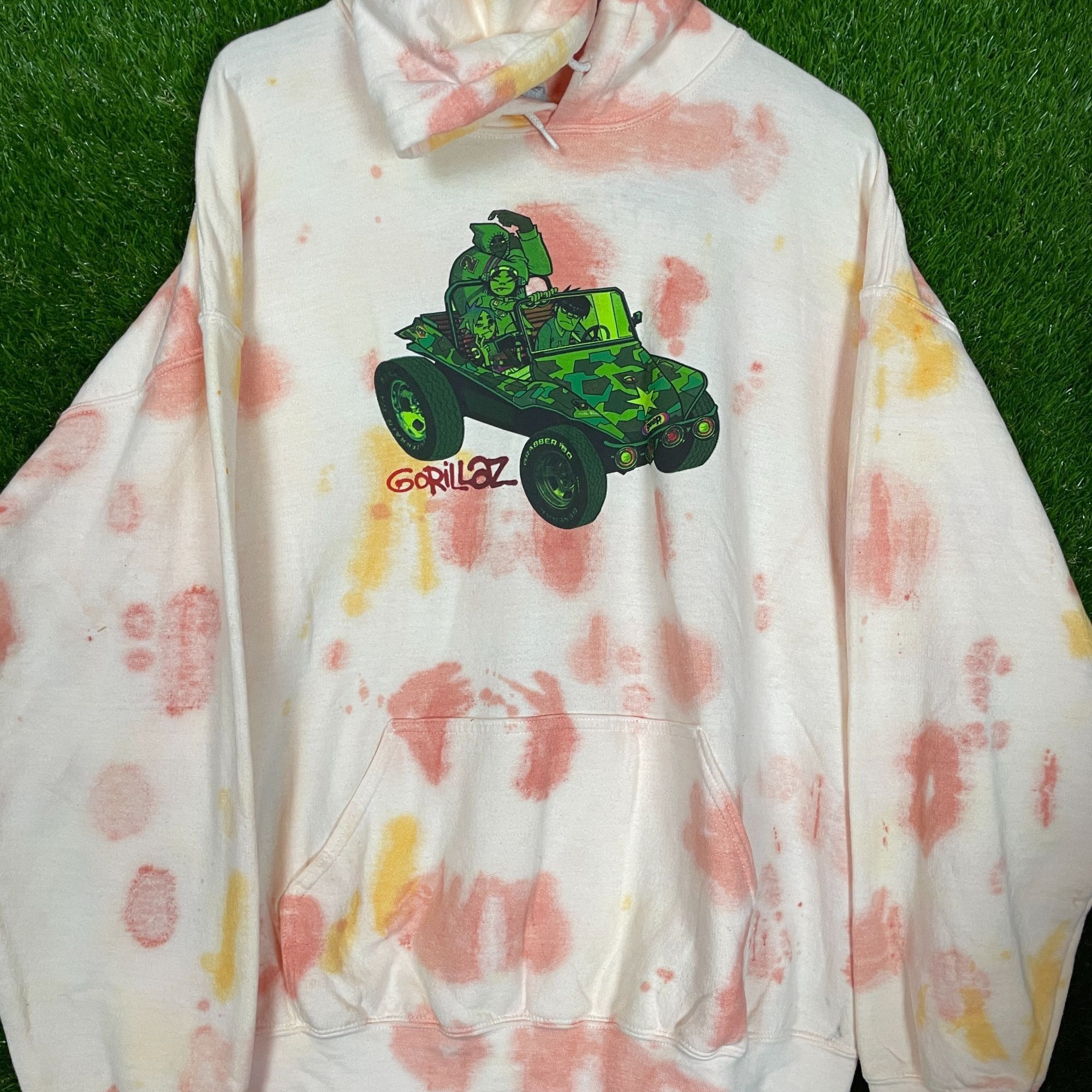 Urban Outfitters Gorillaz Tie-Dye Hoodie size Extra Large Size US XL / EU 56 / 4 - 3 Thumbnail