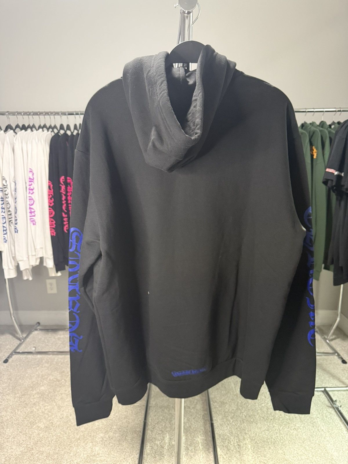 Chrome Hearts Chrome Hearts Black Blue Vertical Hoodie Size US L / EU 52-54 / 3 - 2 Thumbnail
